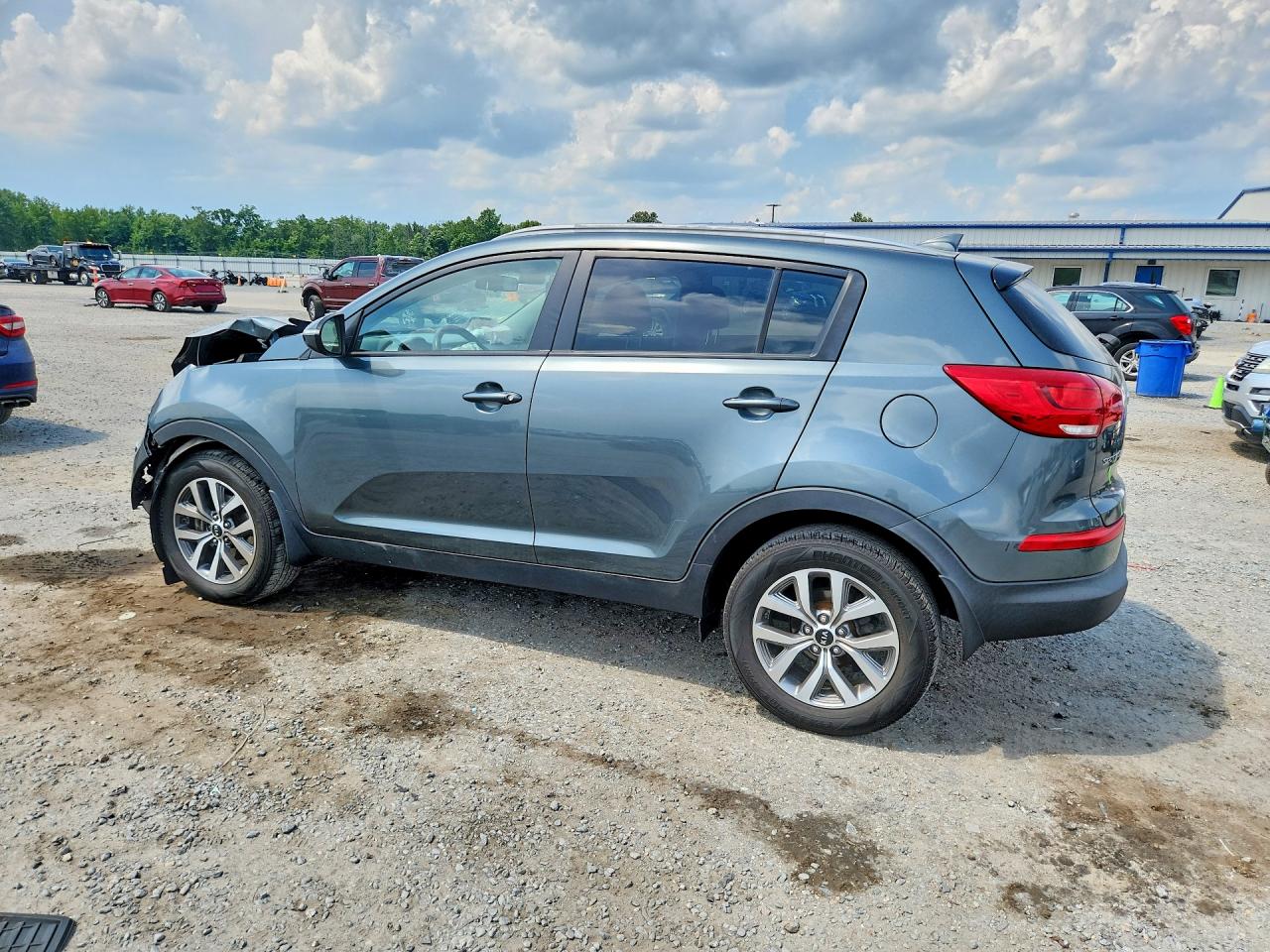 2015 Kia Sportage Lx Charcoal vin: KNDPB3AC2F7697531