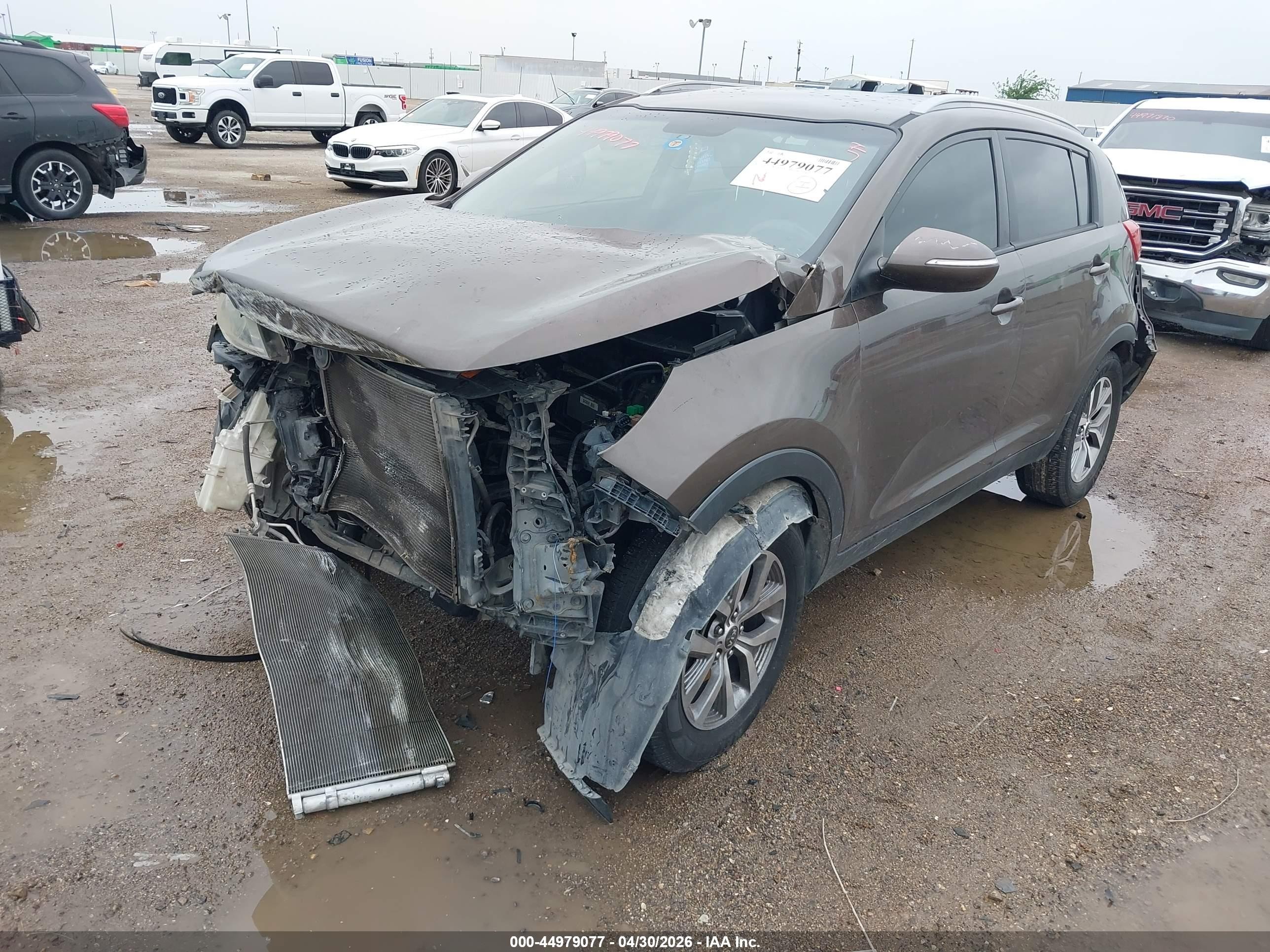 2015 Kia Sportage Lx Brown vin: KNDPB3AC2F7721309
