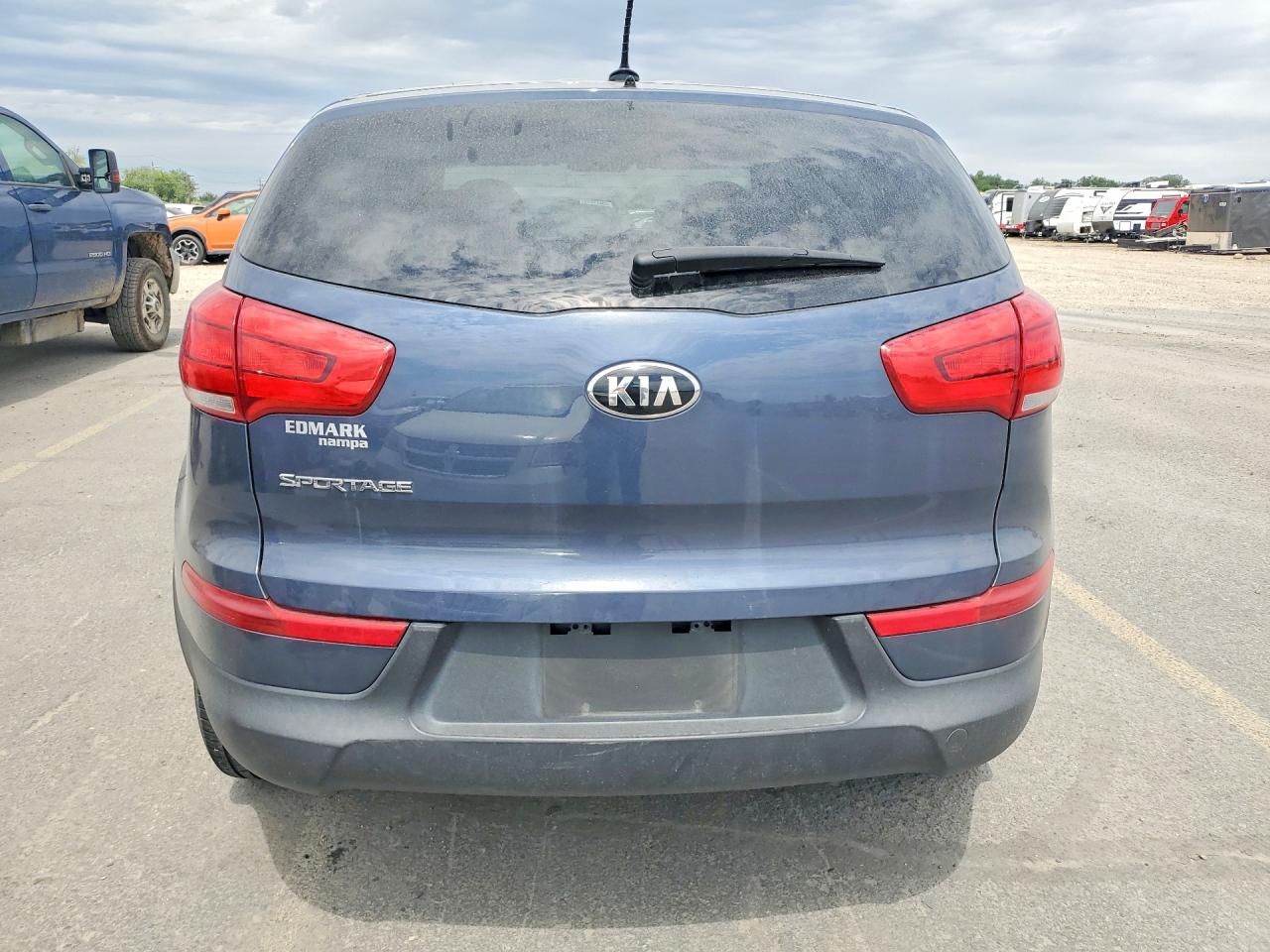 2015 Kia Sportage Lx Blue vin: KNDPB3AC2F7730088