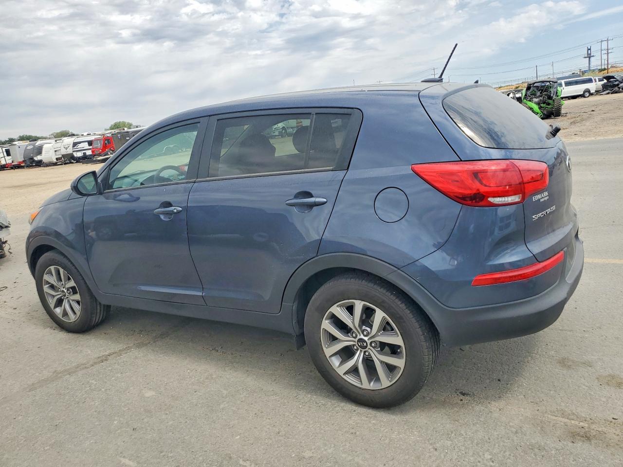 2015 Kia Sportage Lx Blue vin: KNDPB3AC2F7730088