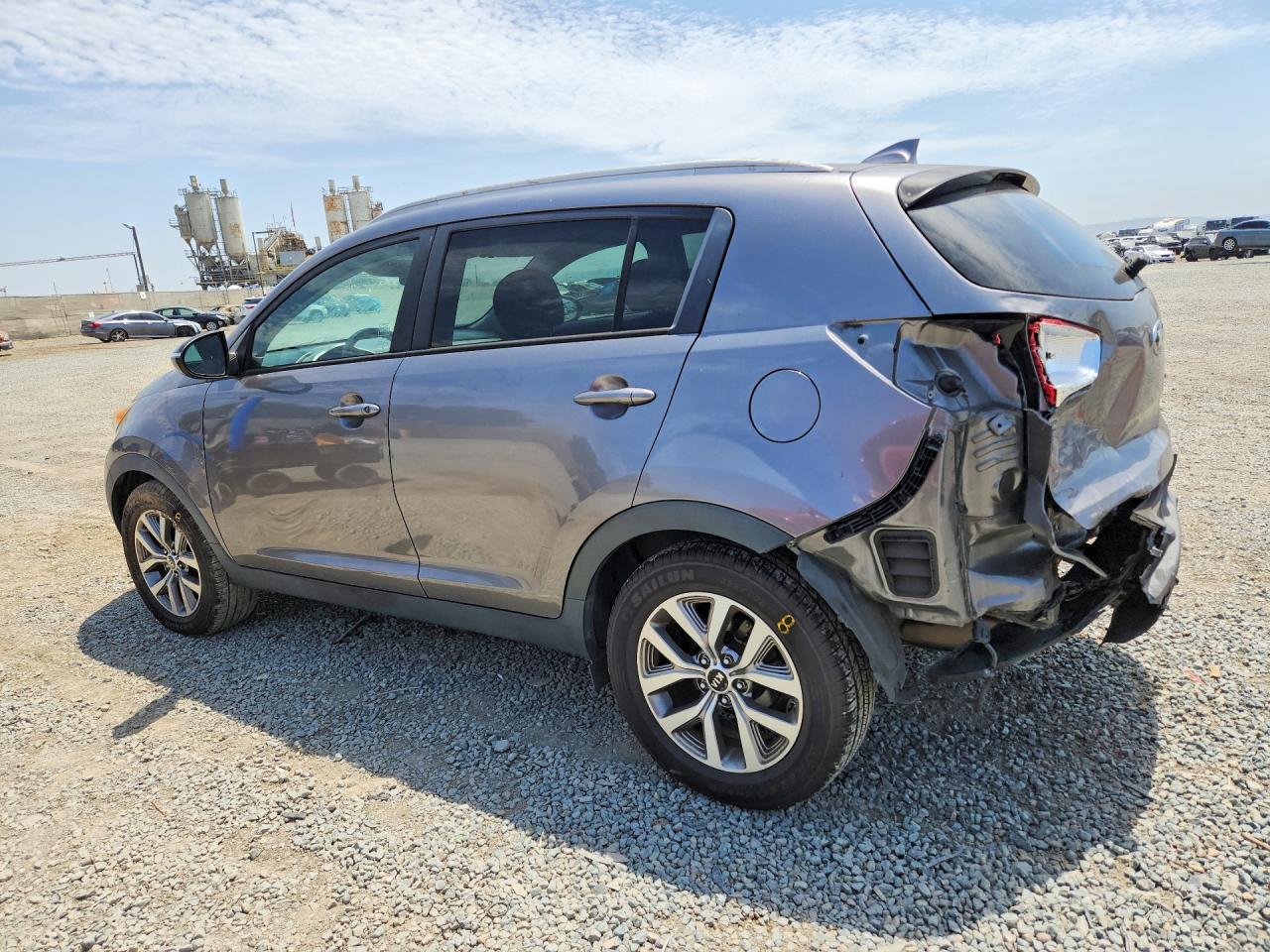 2015 Kia Sportage Lx Серый vin: KNDPB3AC2F7740829