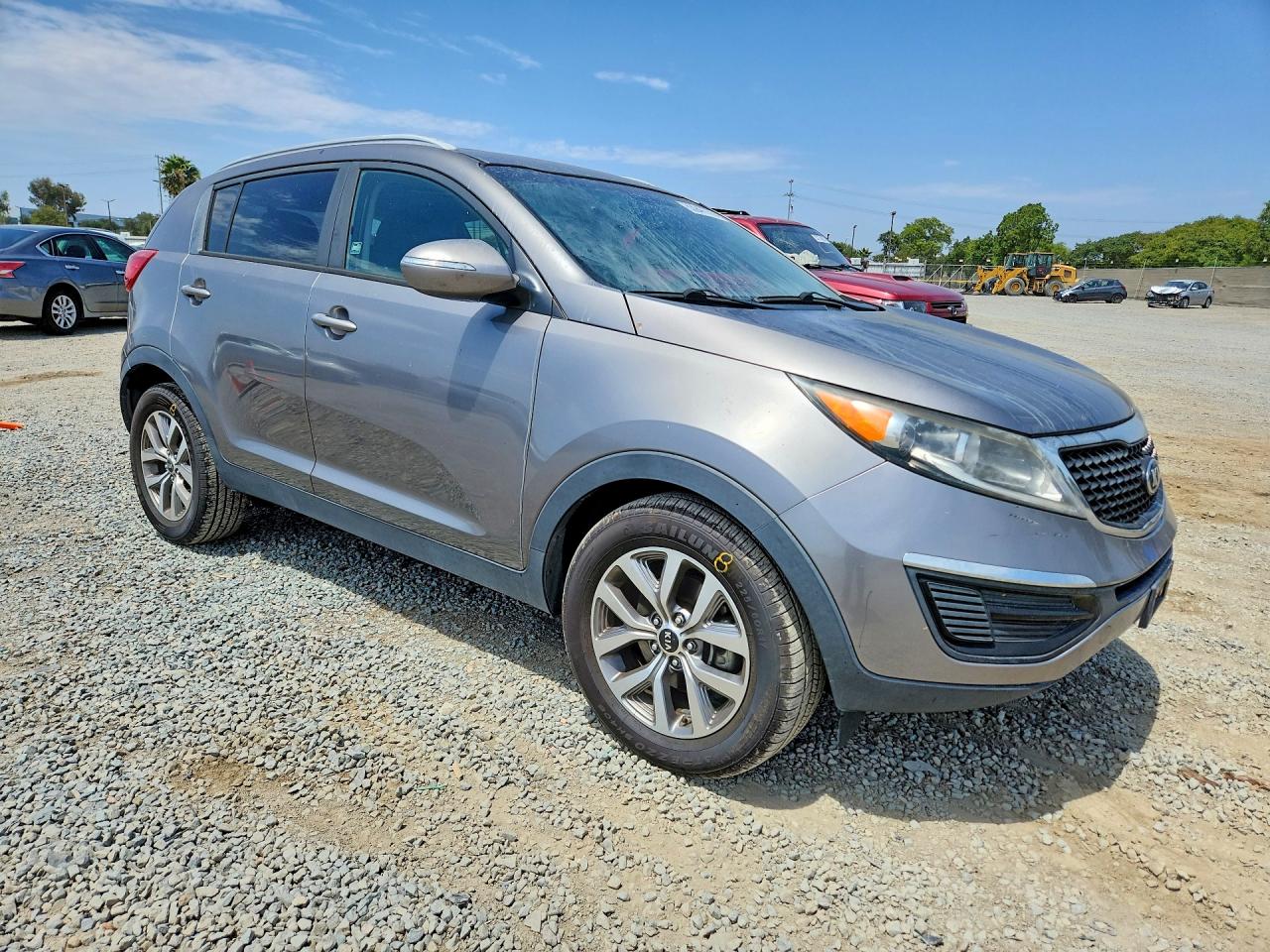 2015 Kia Sportage Lx Серый vin: KNDPB3AC2F7740829