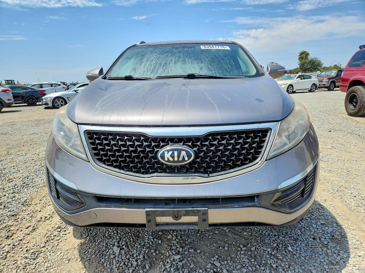 2015 Kia Sportage Lx Серый vin: KNDPB3AC2F7740829