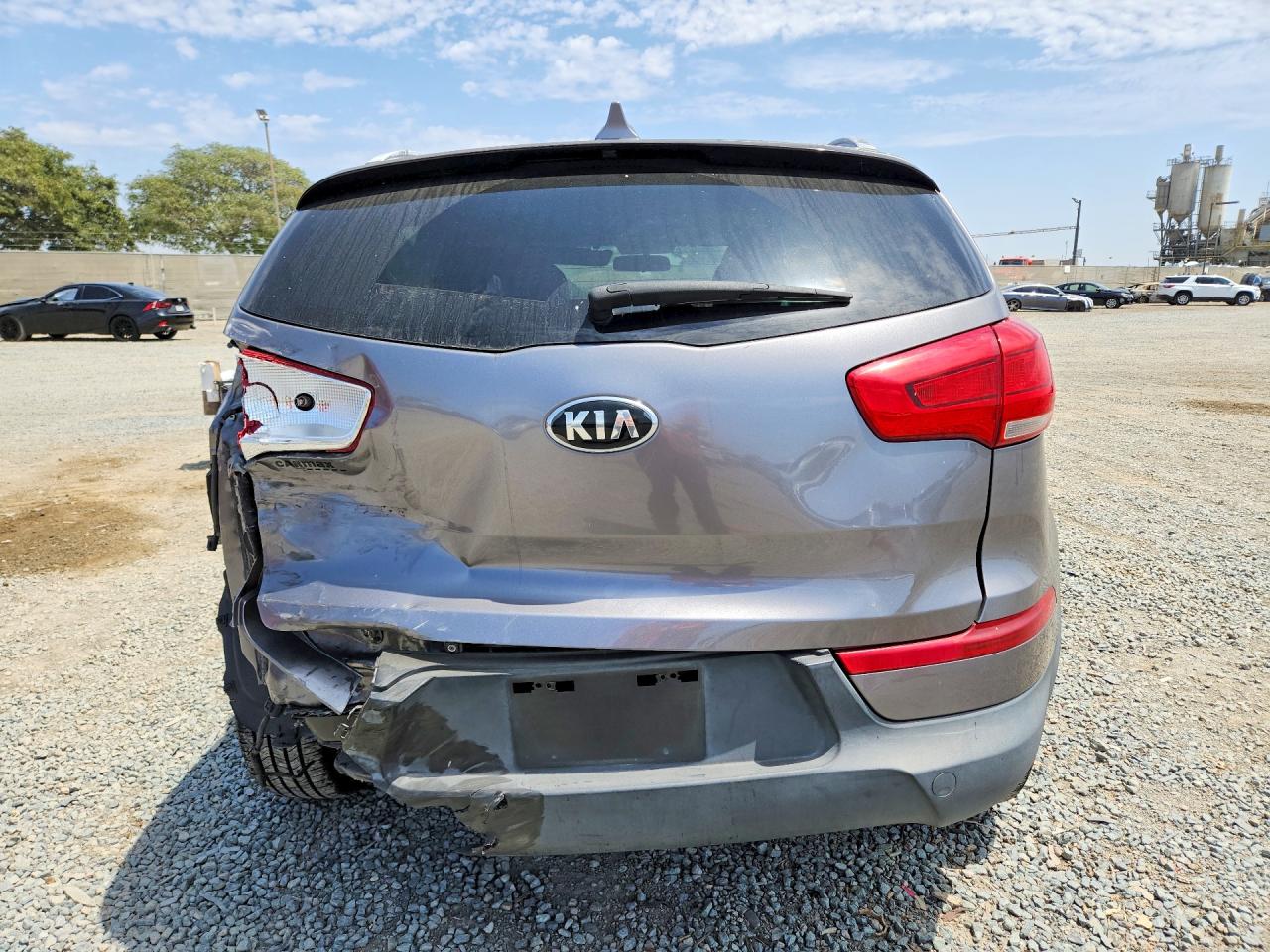 2015 Kia Sportage Lx Серый vin: KNDPB3AC2F7740829