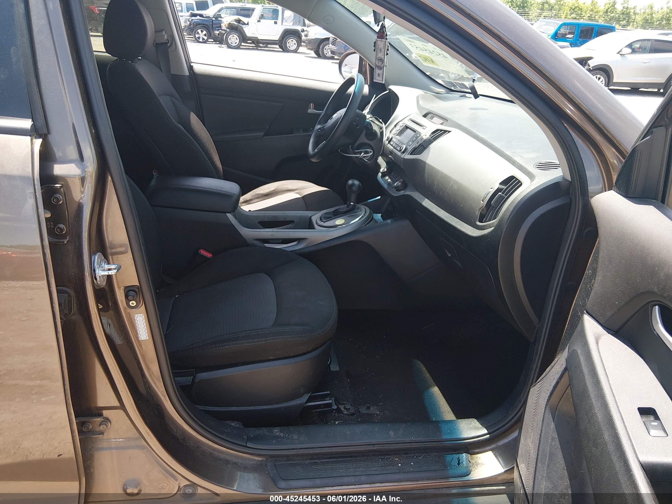 2015 Kia Sportage Lx Brown vin: KNDPB3AC2F7759915