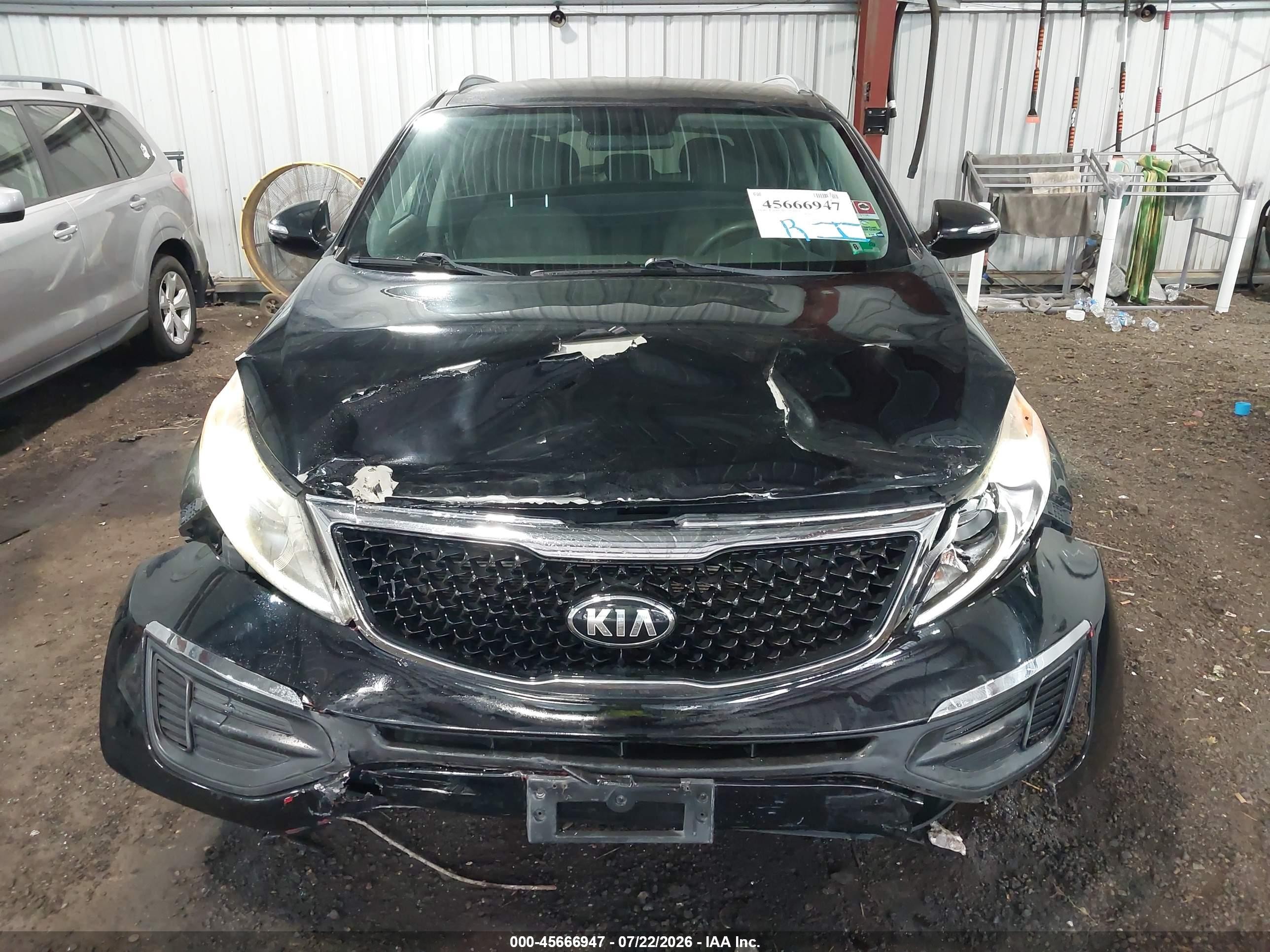 2015 Kia Sportage Lx Черный vin: KNDPB3AC2F7782126