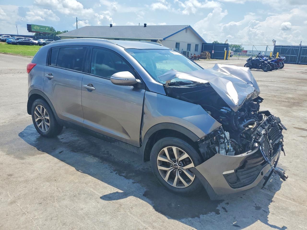 2014 Kia Sportage Lx Silver vin: KNDPB3AC3E7548723