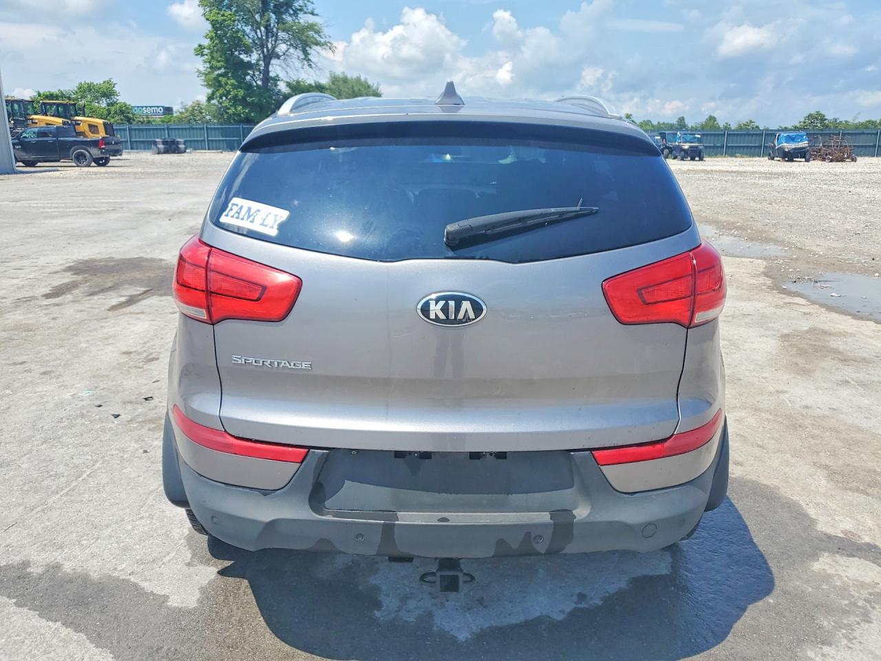 2014 Kia Sportage Lx Silver vin: KNDPB3AC3E7548723