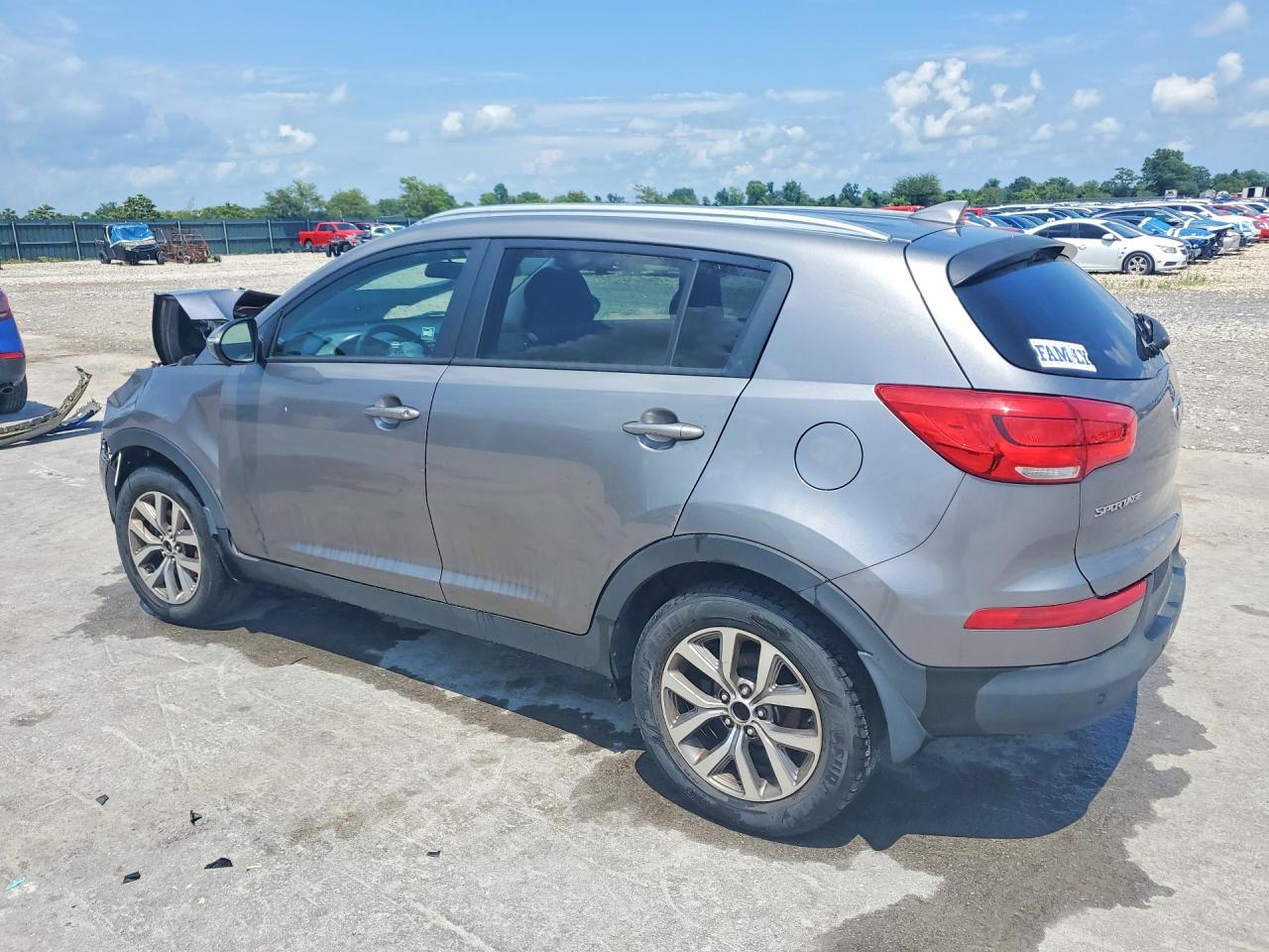2014 Kia Sportage Lx Silver vin: KNDPB3AC3E7548723