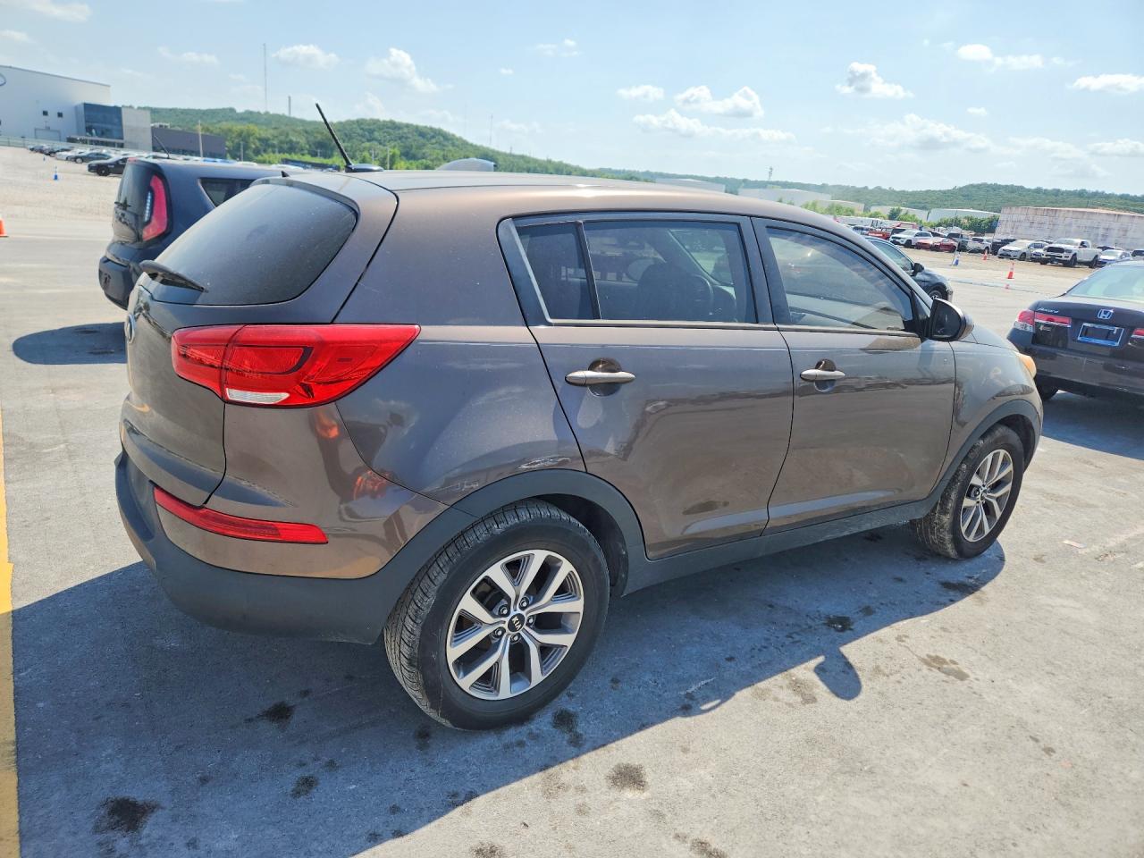 2015 Kia Sportage Lx Brown vin: KNDPB3AC3F7671293