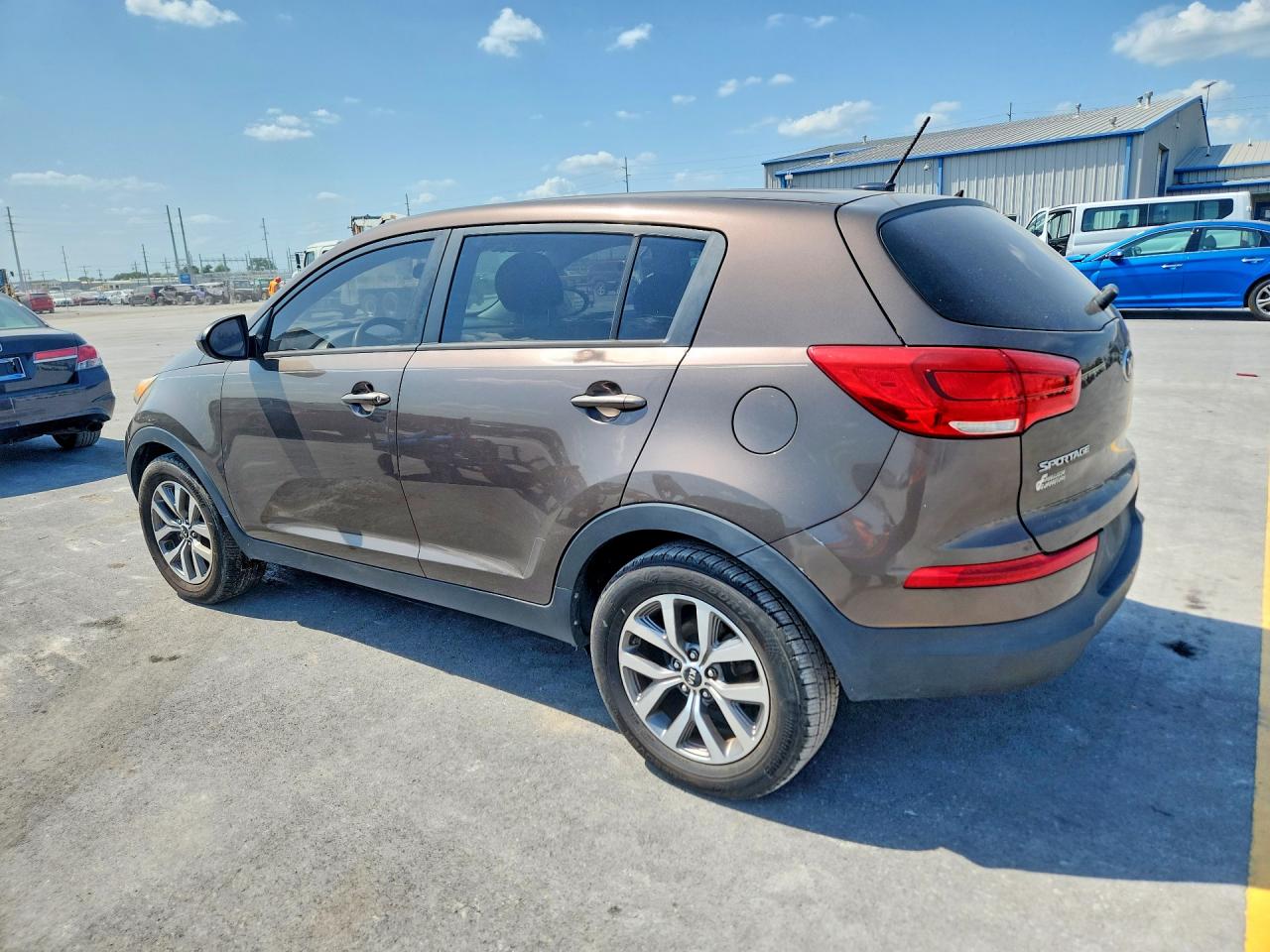 2015 Kia Sportage Lx Brown vin: KNDPB3AC3F7671293