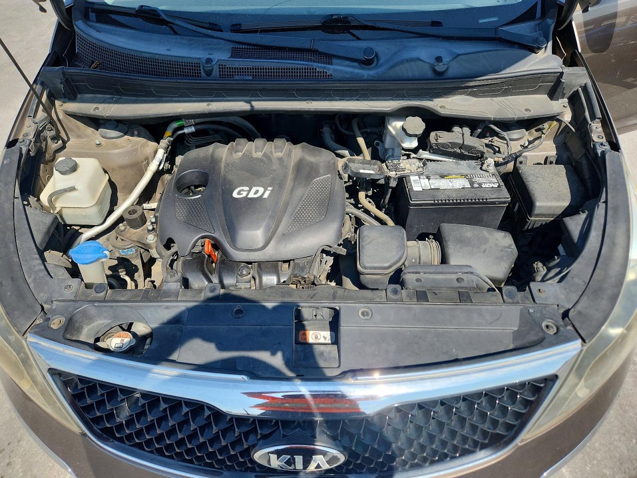 2015 Kia Sportage Lx Brown vin: KNDPB3AC3F7671293