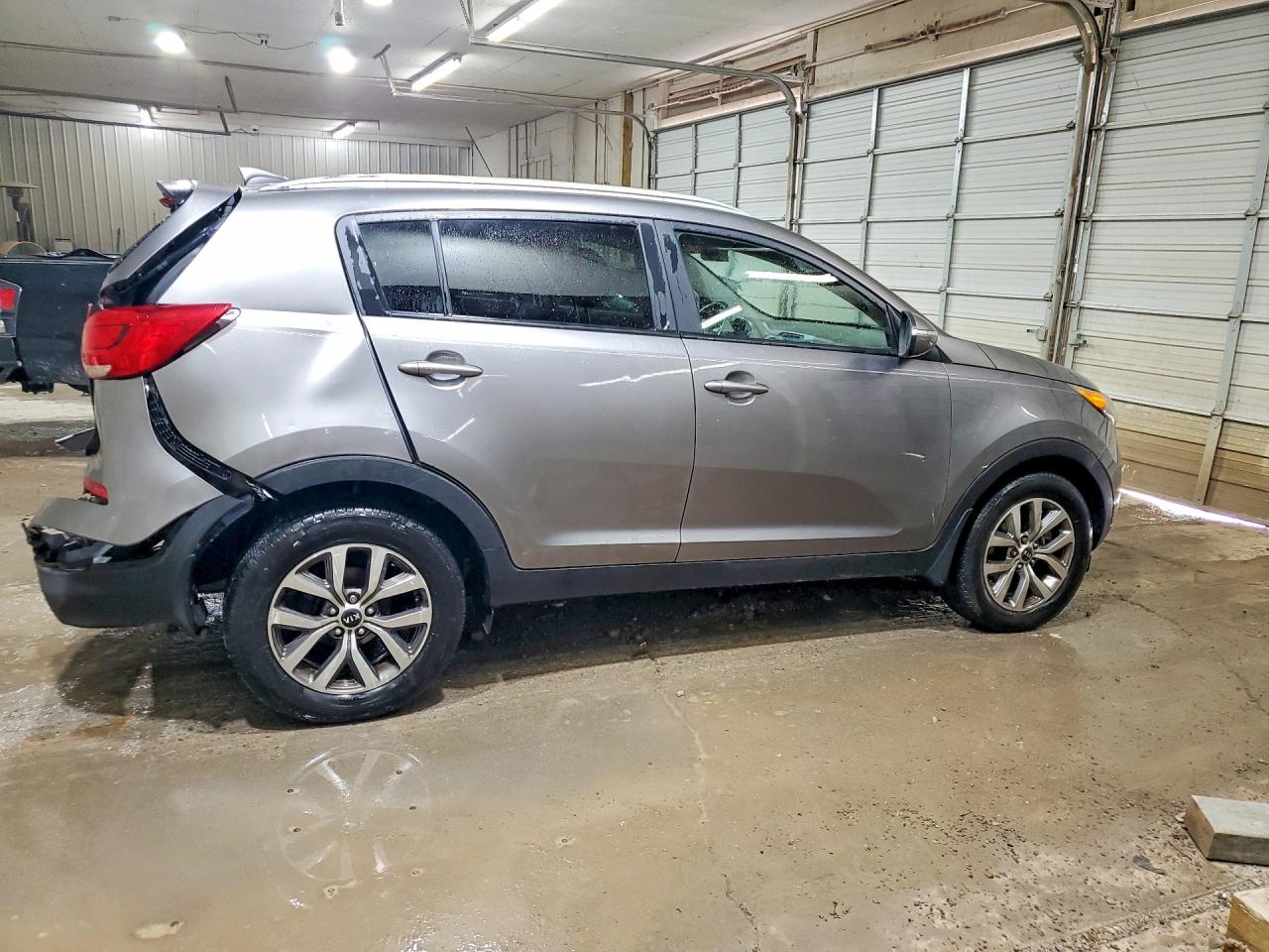 2015 Kia Sportage Lx Gray vin: KNDPB3AC3F7683671