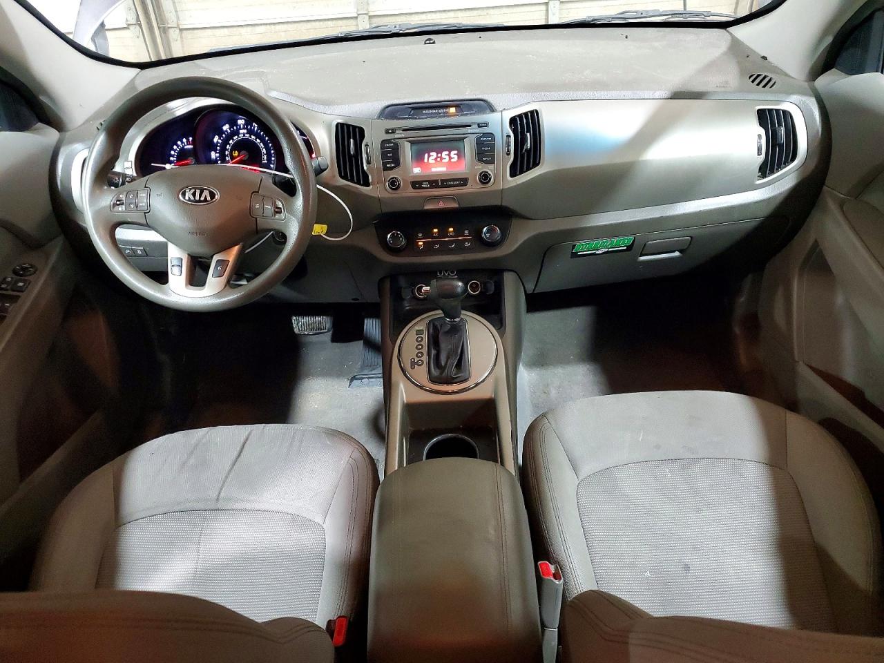 2015 Kia Sportage Lx Gray vin: KNDPB3AC3F7683671