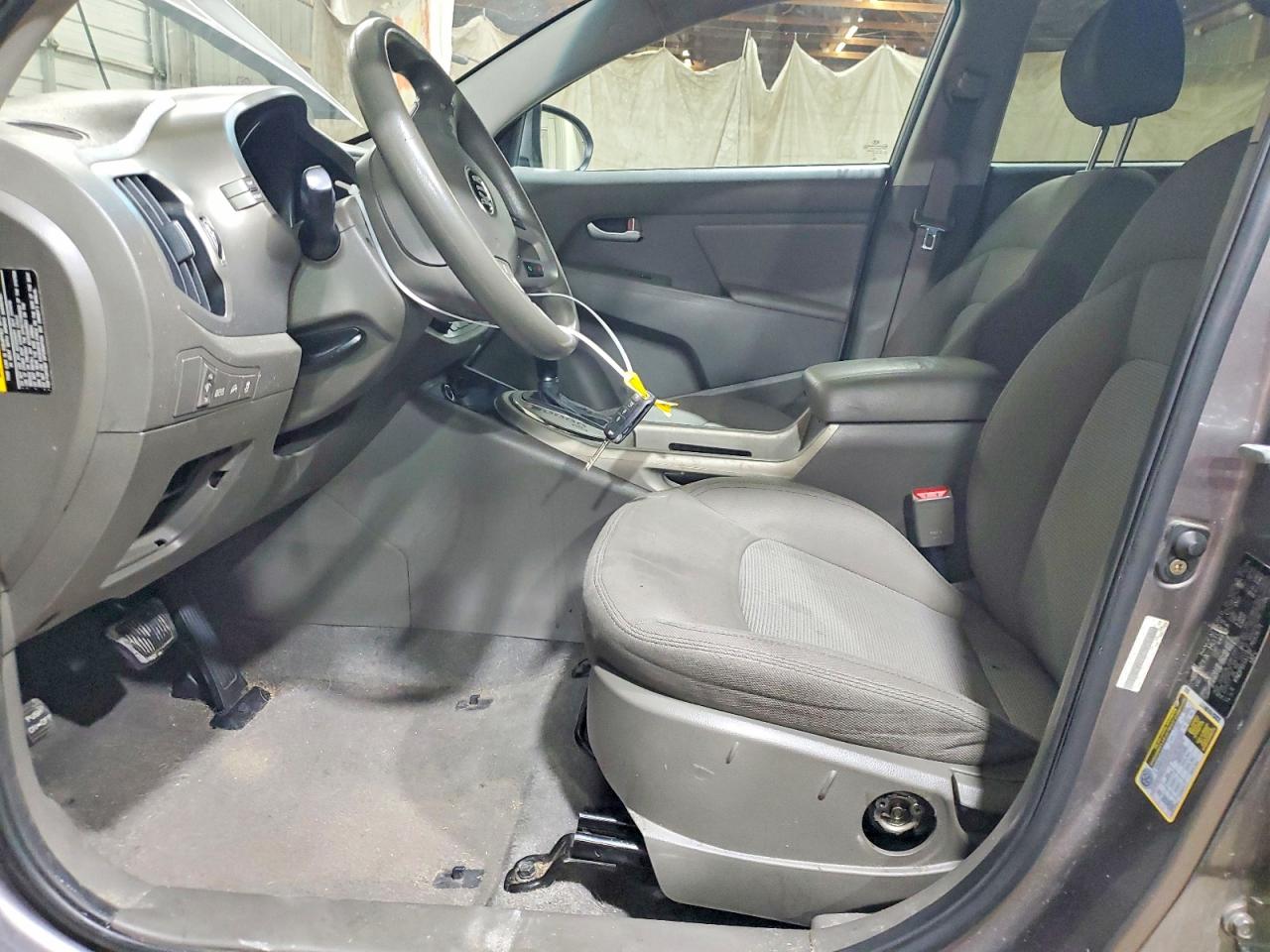 2015 Kia Sportage Lx Gray vin: KNDPB3AC3F7683671
