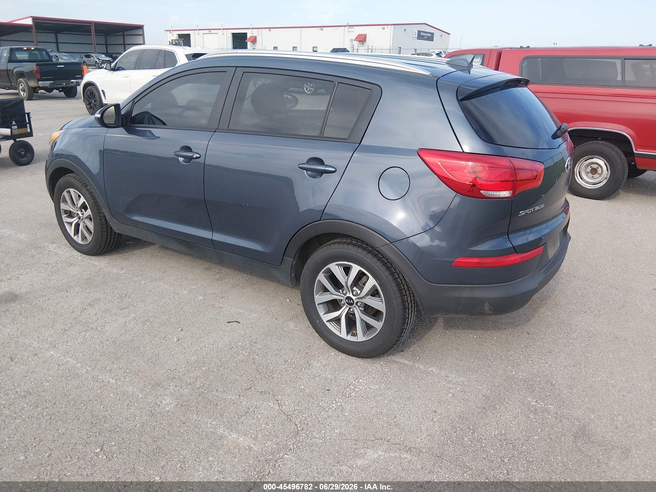 2015 Kia Sportage Lx Blue vin: KNDPB3AC3F7693455