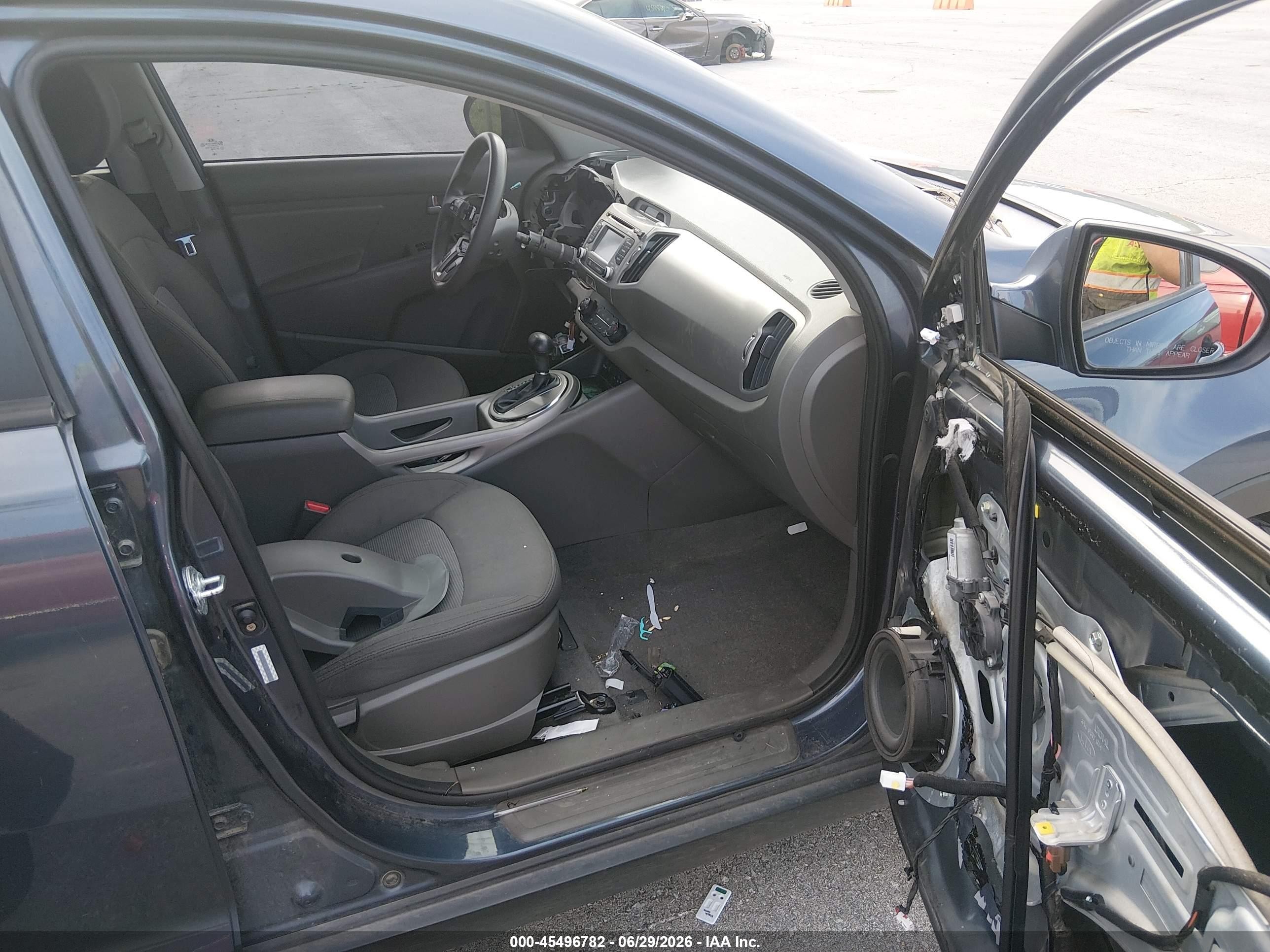 2015 Kia Sportage Lx Blue vin: KNDPB3AC3F7693455