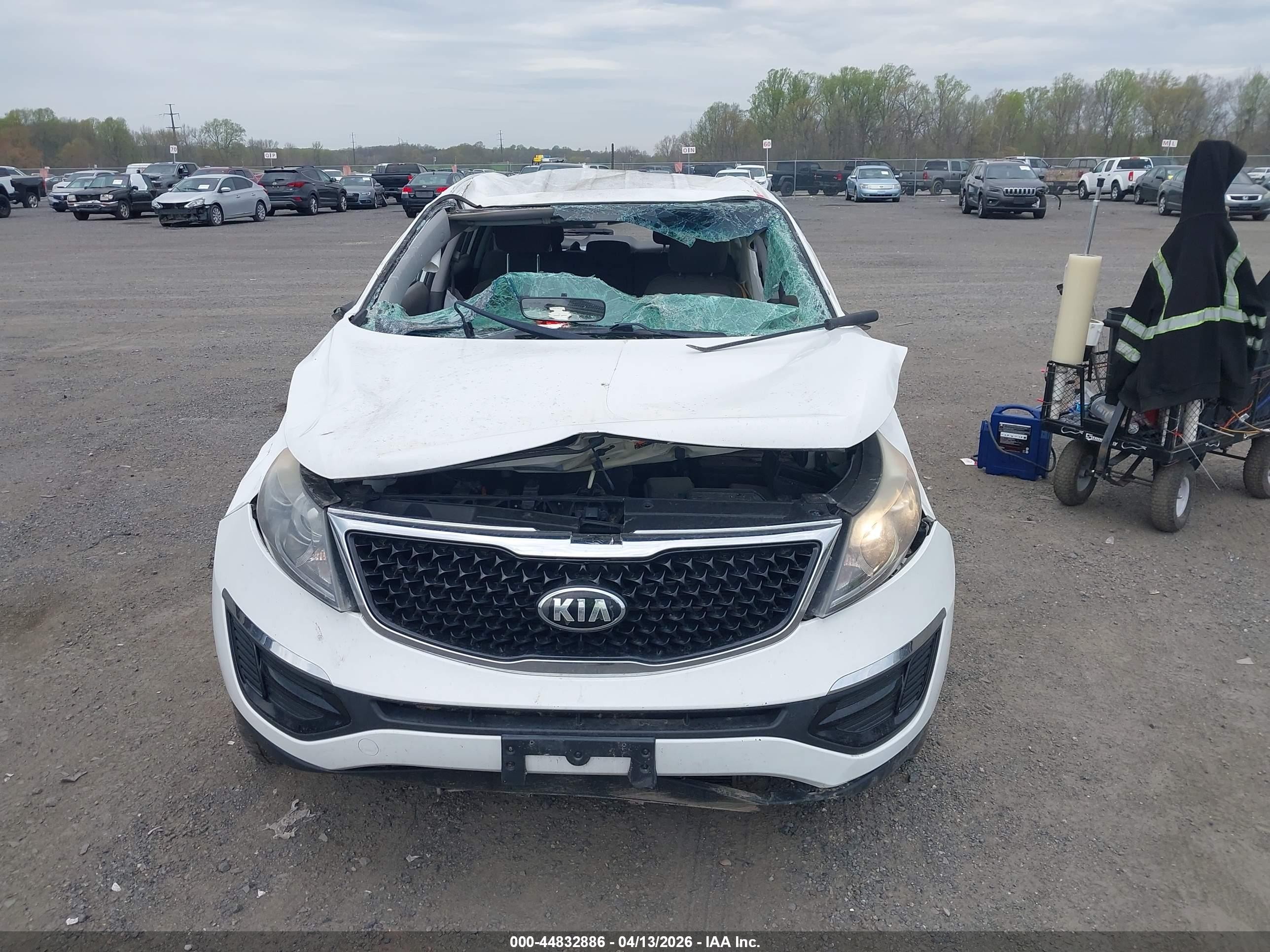 2016 Kia Sportage Lx Белый vin: KNDPB3AC3G7834140