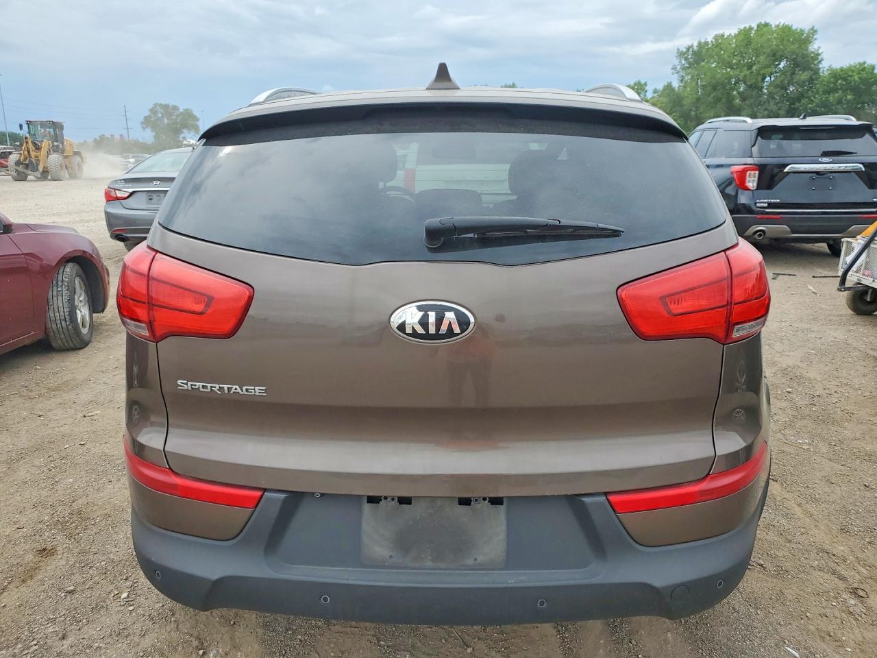 2014 Kia Sportage Lx Коричневый vin: KNDPB3AC4E7548407