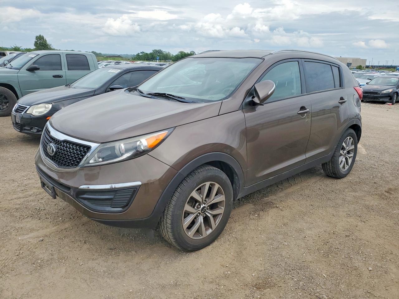 2014 Kia Sportage Lx Коричневый vin: KNDPB3AC4E7548407
