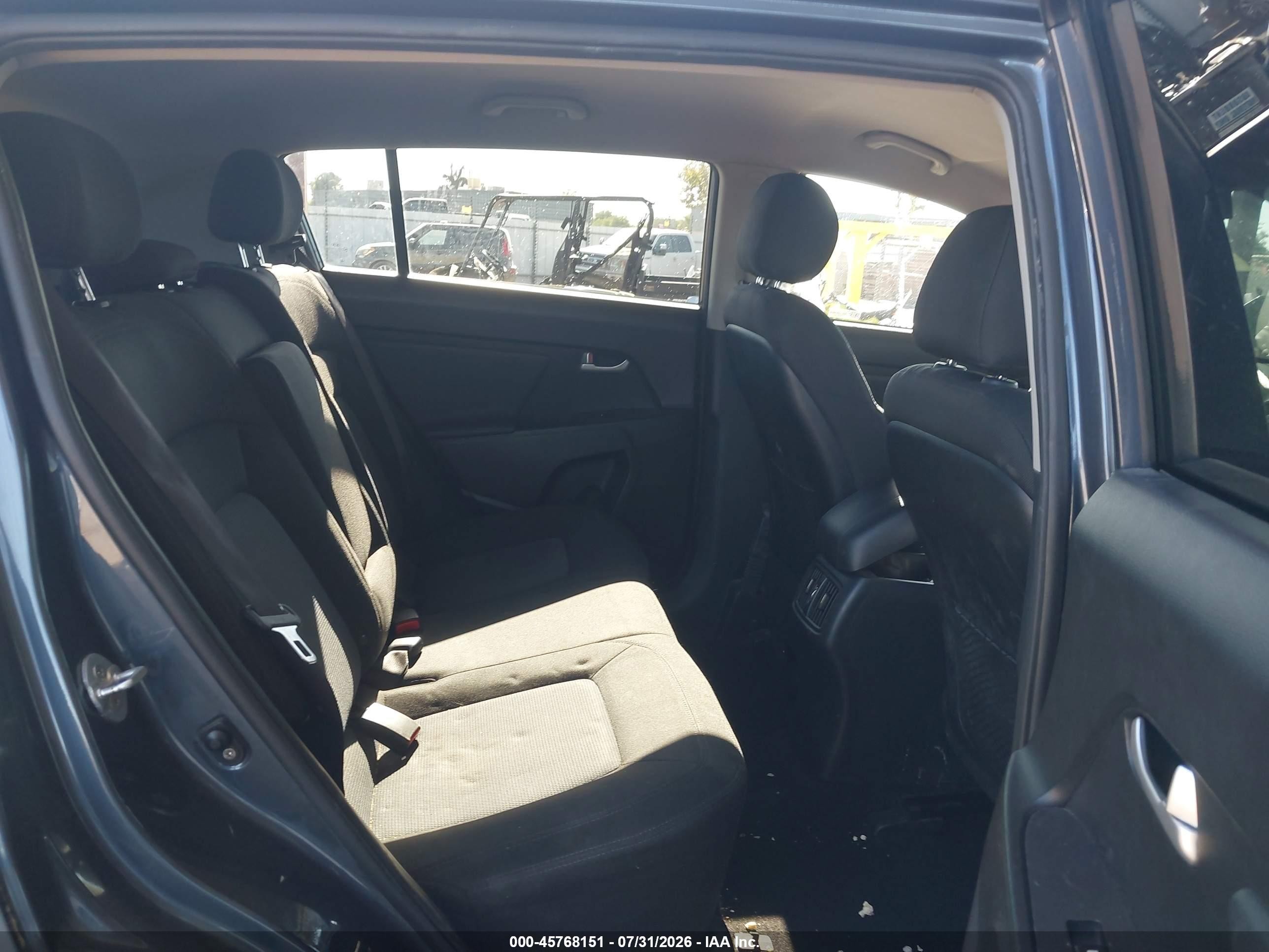 2014 Kia Sportage Lx Blue vin: KNDPB3AC4E7564087