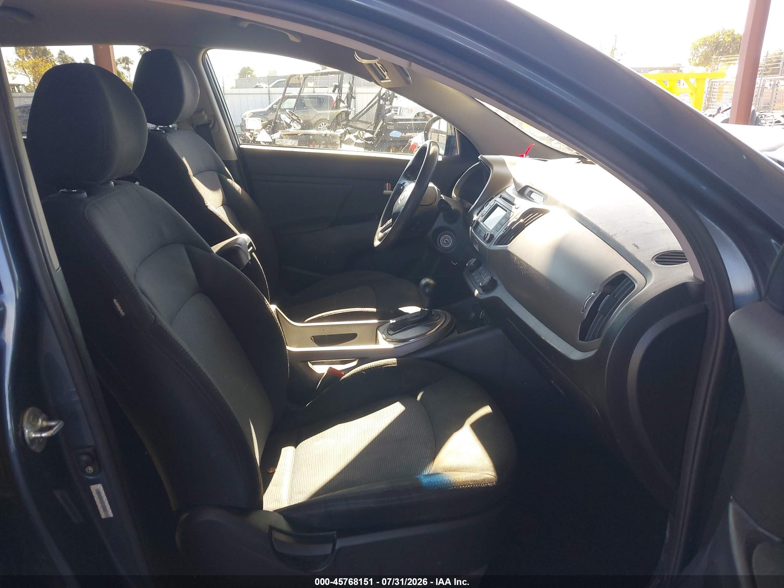 2014 Kia Sportage Lx Blue vin: KNDPB3AC4E7564087