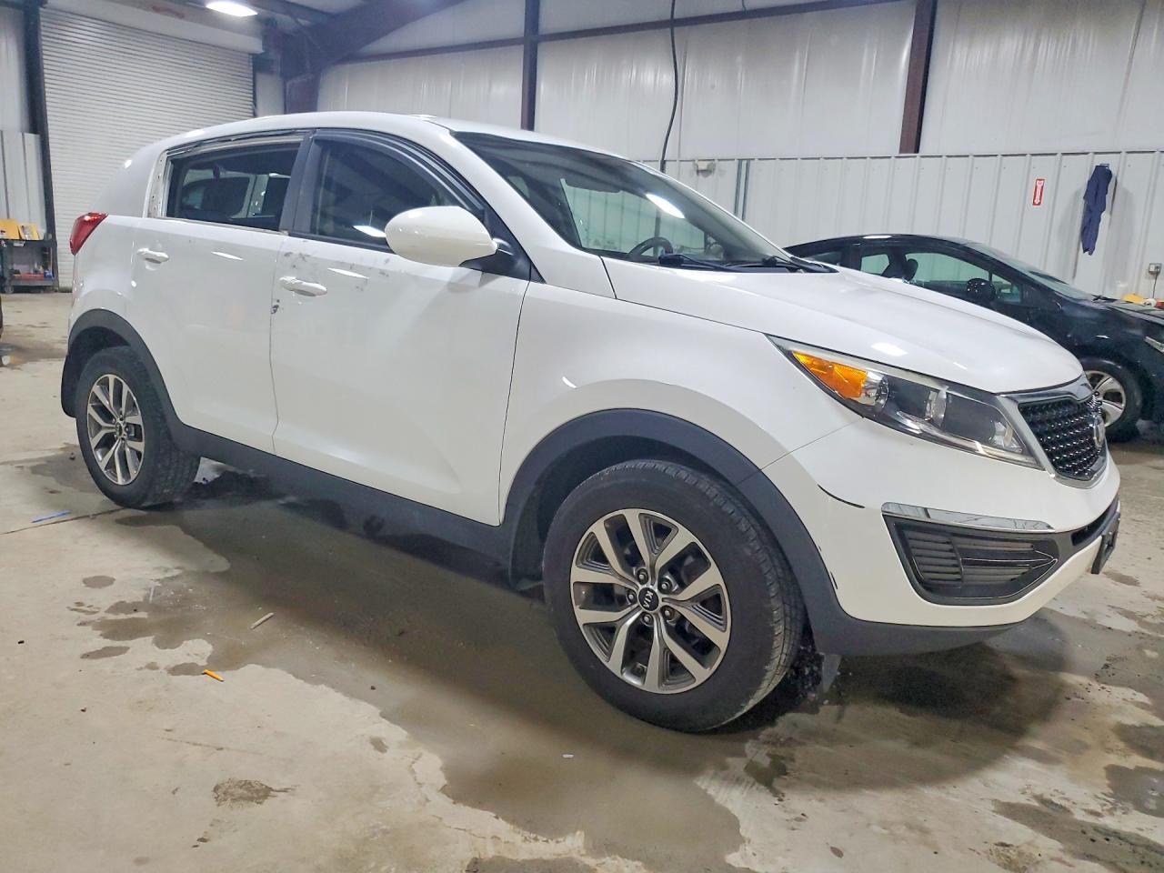 2014 Kia Sportage Lx White vin: KNDPB3AC4E7574151