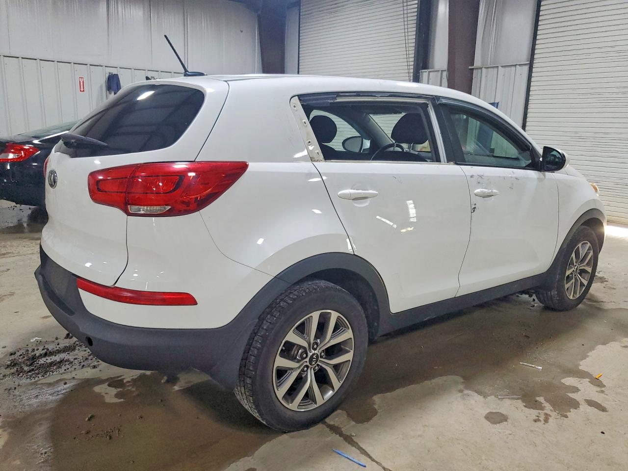 2014 Kia Sportage Lx White vin: KNDPB3AC4E7574151