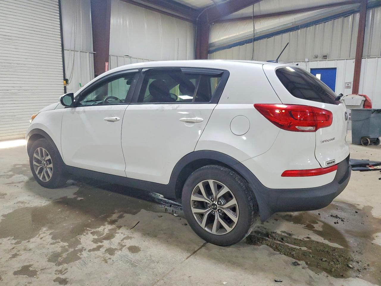 2014 Kia Sportage Lx White vin: KNDPB3AC4E7574151