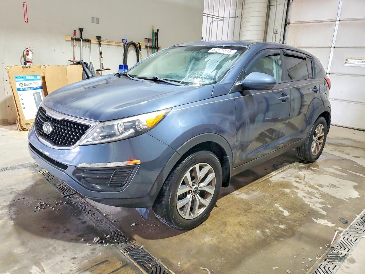 2014 Kia Sportage Lx Blue vin: KNDPB3AC4E7575204