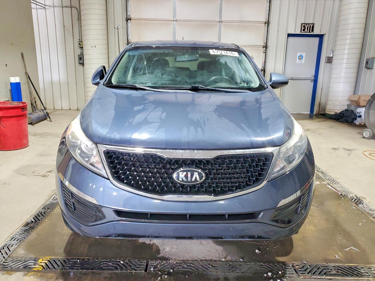 2014 Kia Sportage Lx Blue vin: KNDPB3AC4E7575204