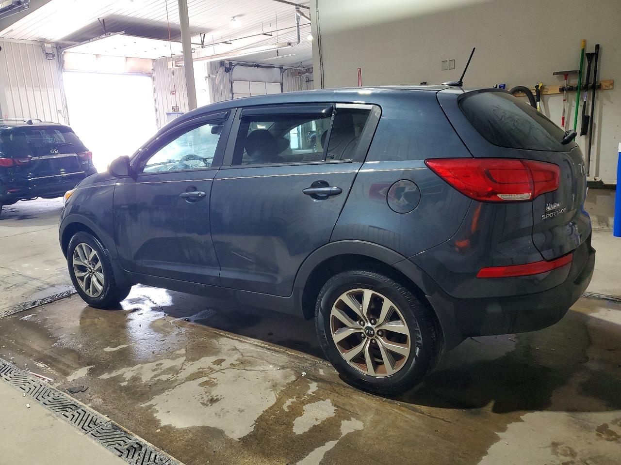 2014 Kia Sportage Lx Blue vin: KNDPB3AC4E7575204