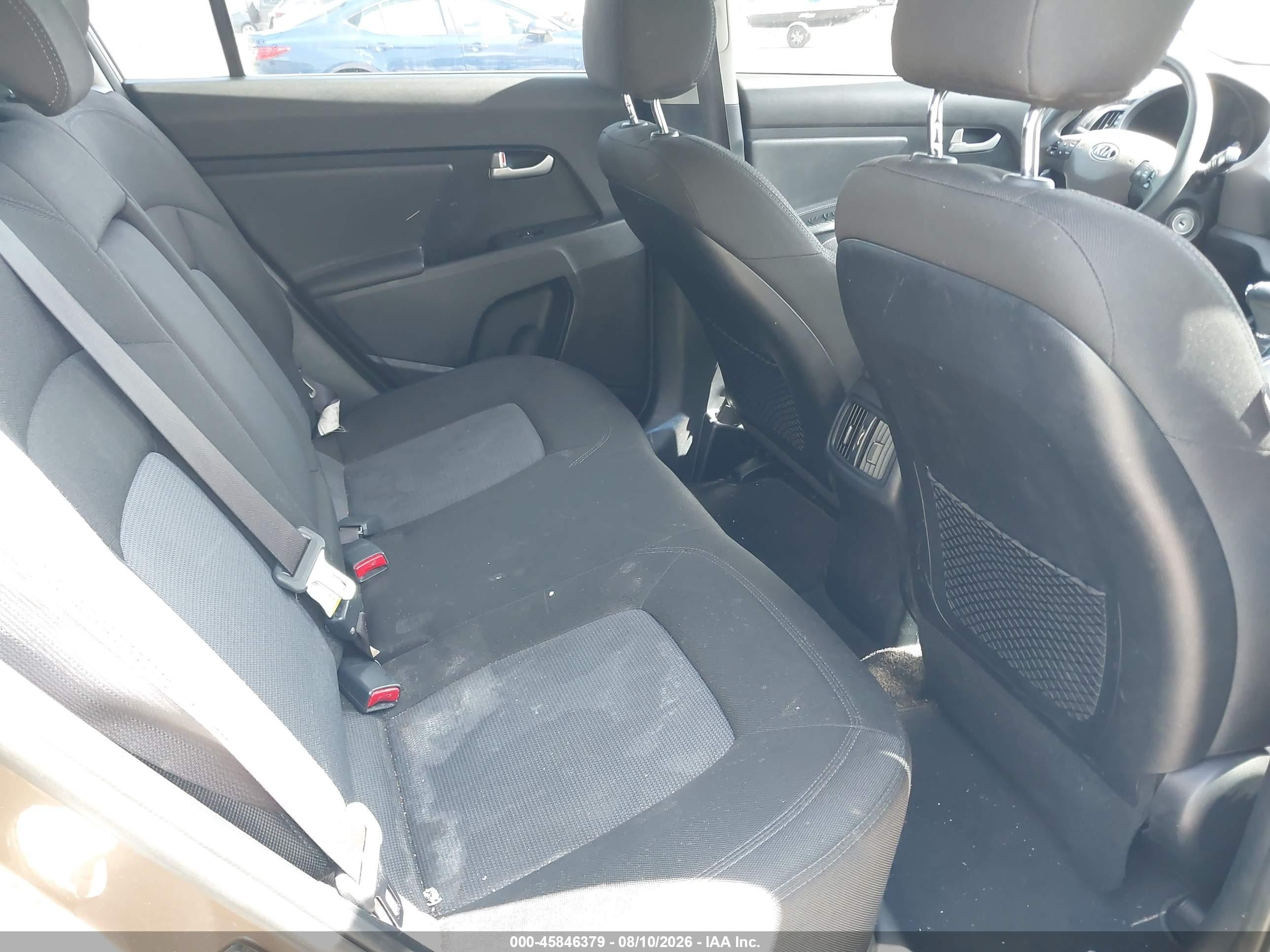 2014 Kia Sportage Lx Gray vin: KNDPB3AC4E7589779