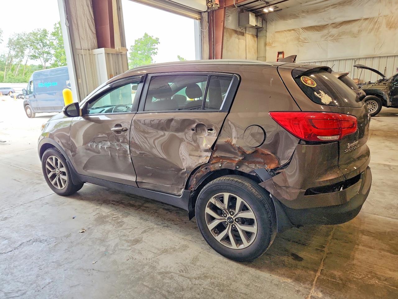 2014 Kia Sportage Lx Gray vin: KNDPB3AC4E7611568