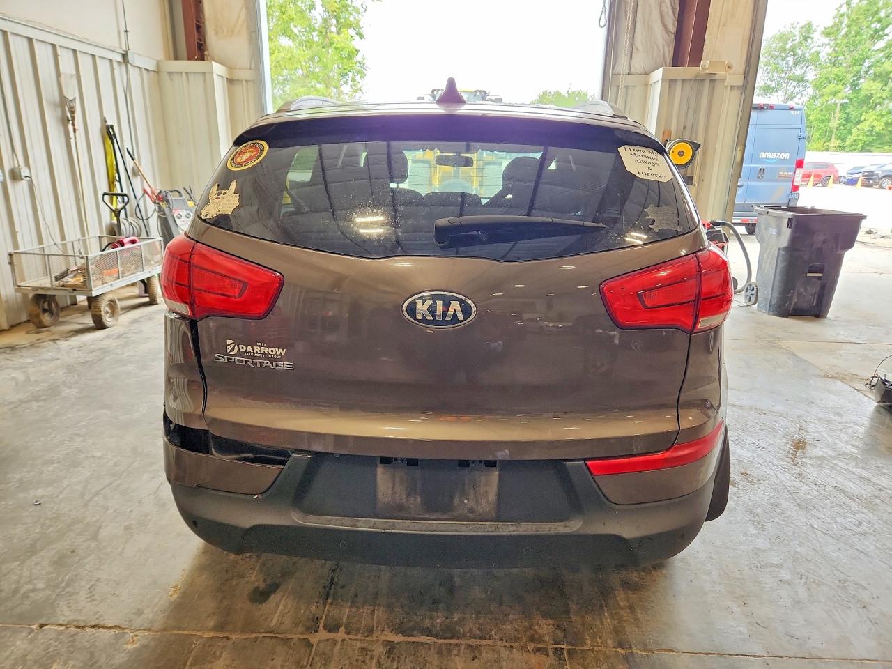 2014 Kia Sportage Lx Gray vin: KNDPB3AC4E7611568