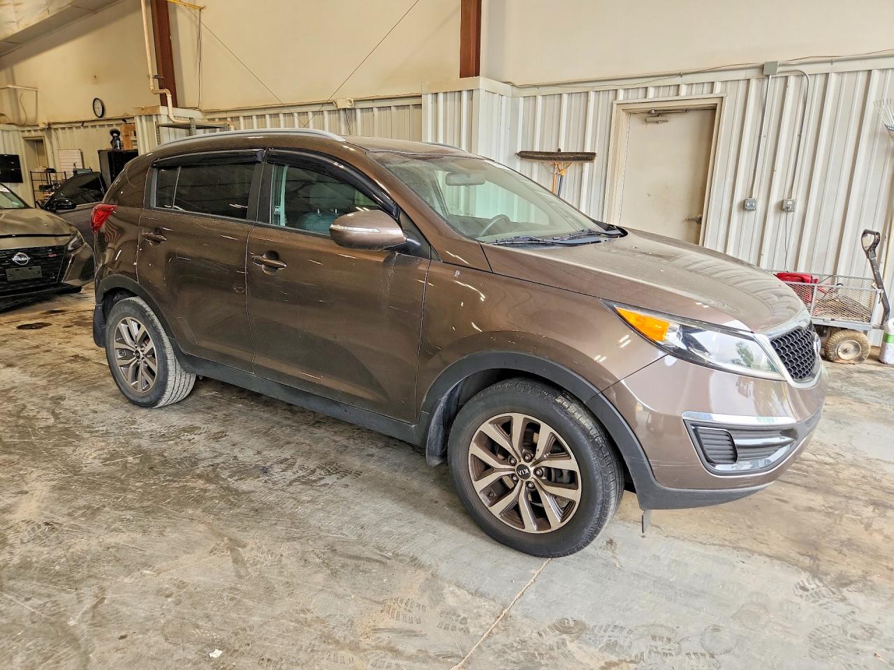 2014 Kia Sportage Lx Gray vin: KNDPB3AC4E7611568