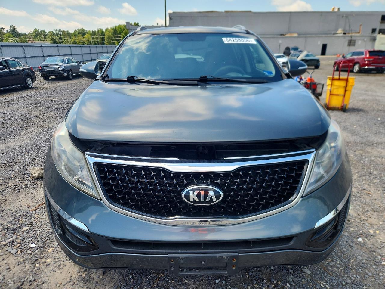 2015 Kia Sportage Lx Серый vin: KNDPB3AC4F7732912