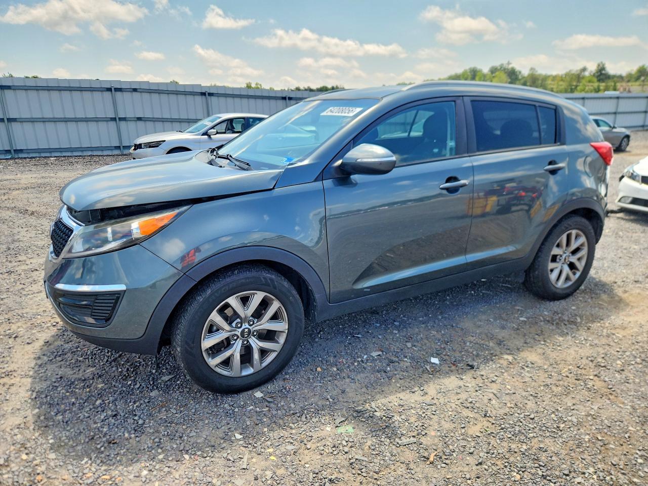 2015 Kia Sportage Lx Серый vin: KNDPB3AC4F7732912