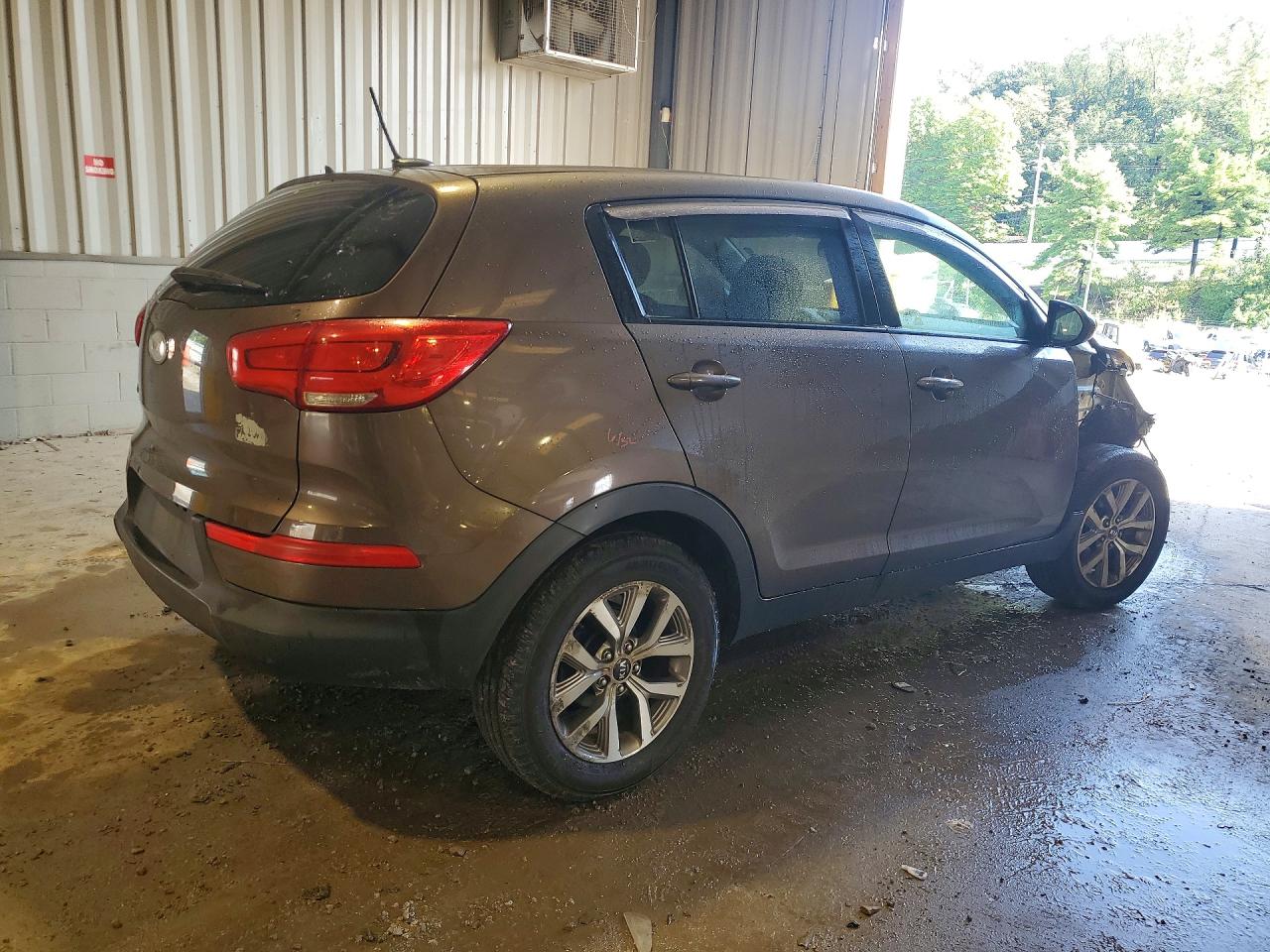 2015 Kia Sportage Lx Brown vin: KNDPB3AC4F7734806