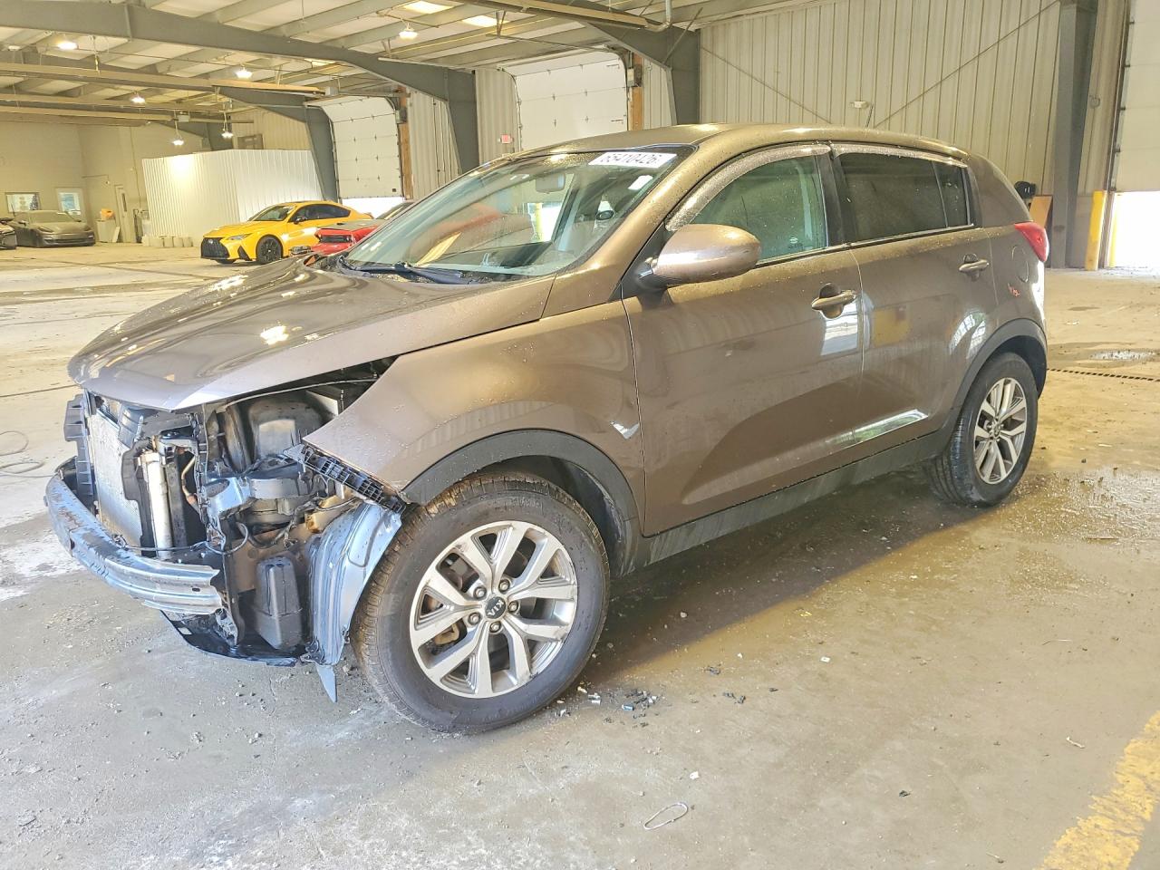 2015 Kia Sportage Lx Brown vin: KNDPB3AC4F7734806