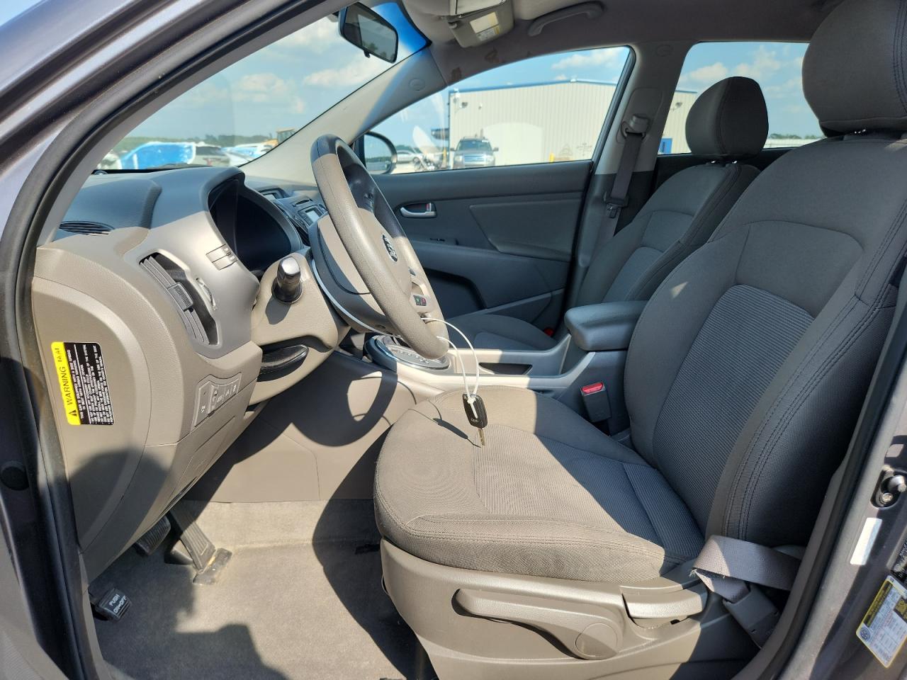 2014 Kia Sportage Lx Gray vin: KNDPB3AC5E7569802