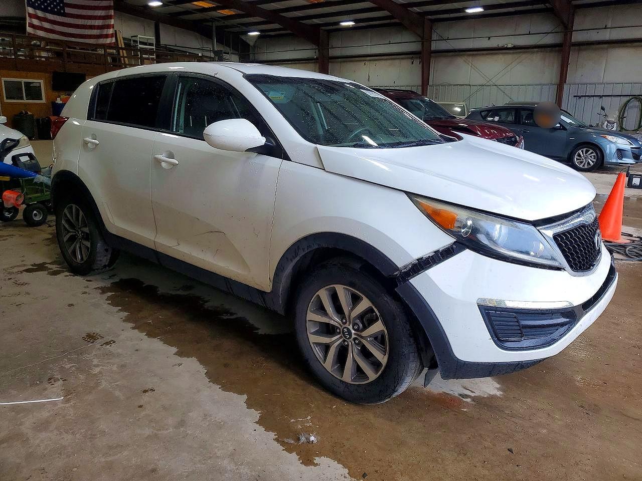 2014 Kia Sportage Lx Белый vin: KNDPB3AC5E7589709