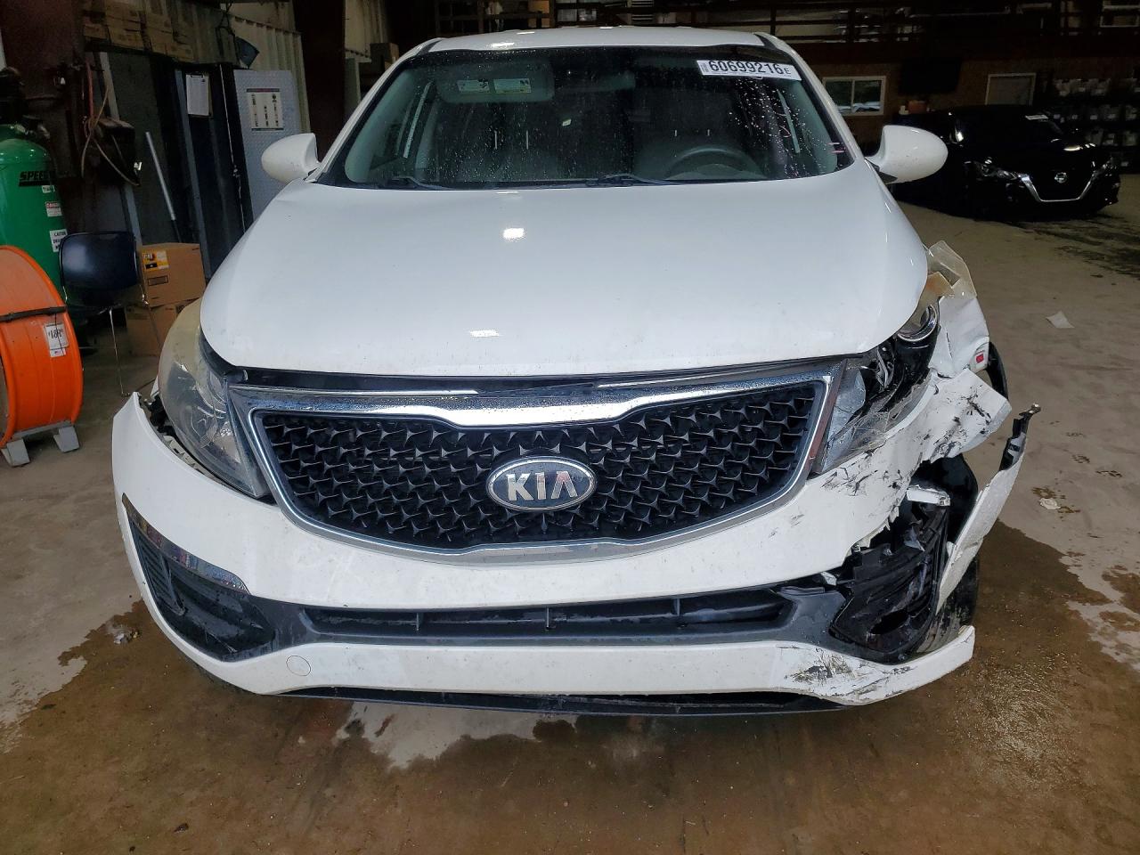 2014 Kia Sportage Lx Белый vin: KNDPB3AC5E7589709