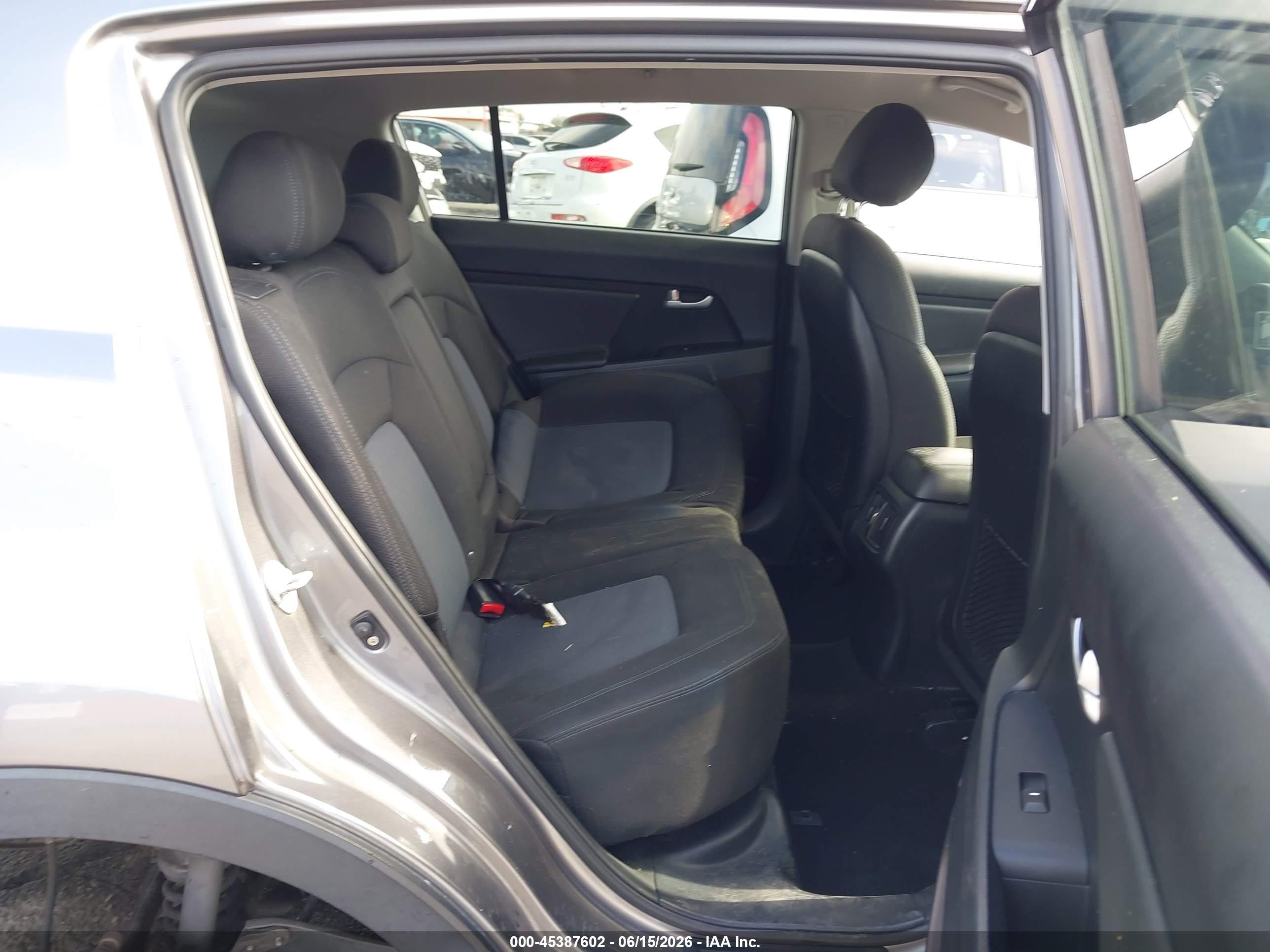 2014 Kia Sportage Lx Gray vin: KNDPB3AC5E7603009