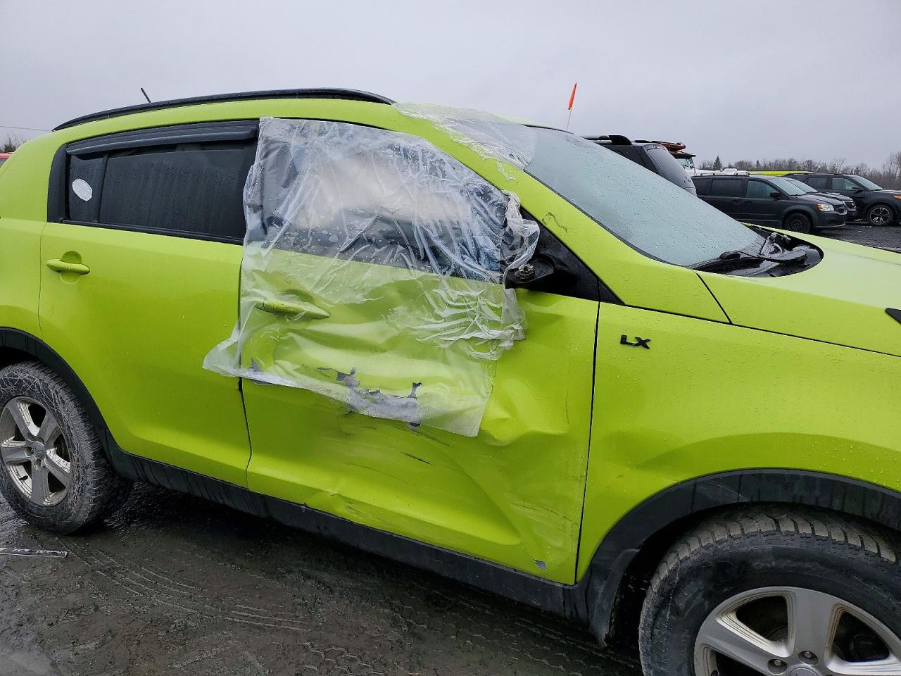 2014 Kia Sportage Lx Зеленый vin: KNDPB3AC5E7627228