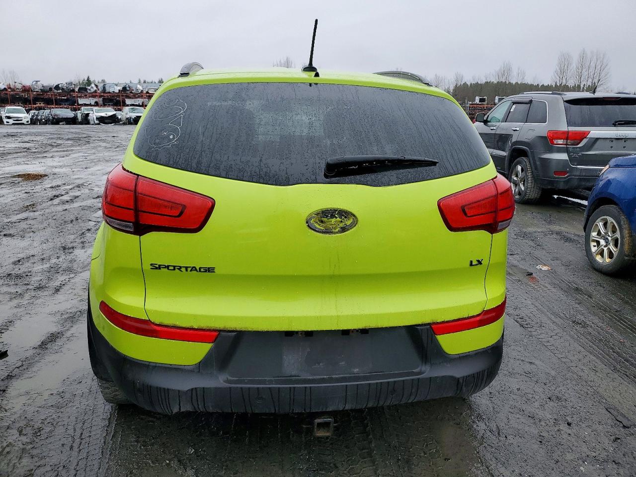 2014 Kia Sportage Lx Зеленый vin: KNDPB3AC5E7627228