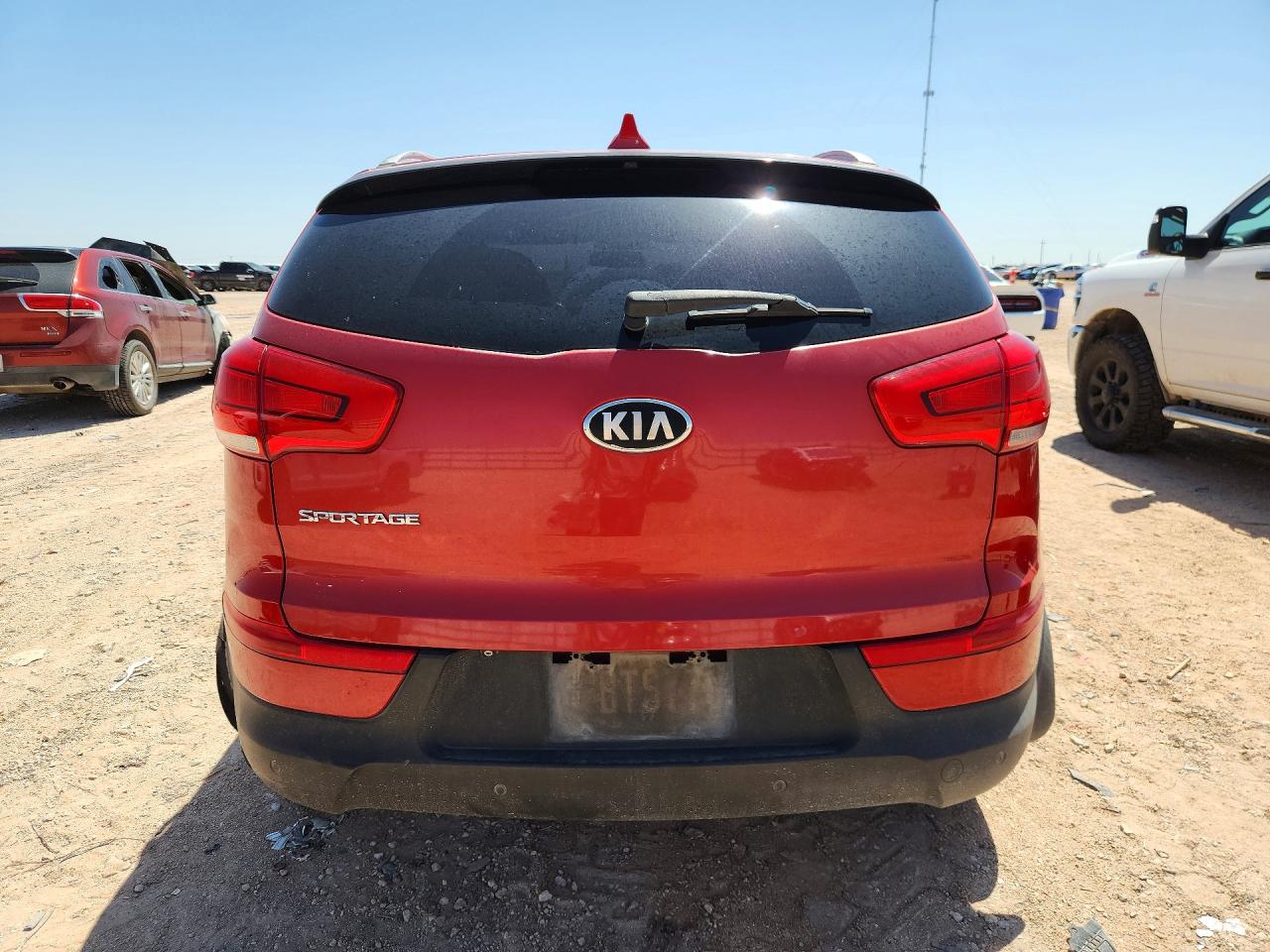 2014 Kia Sportage Lx Red vin: KNDPB3AC5E7640898