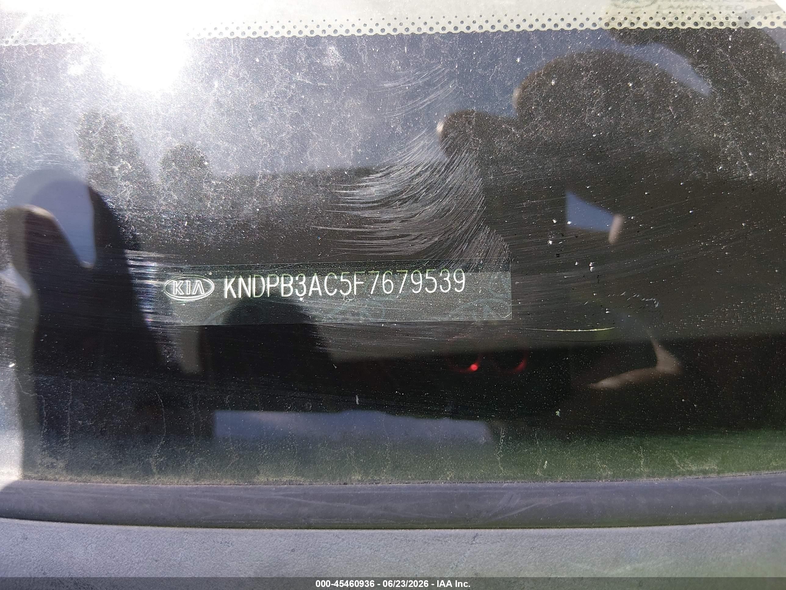 2015 Kia Sportage Lx Gray vin: KNDPB3AC5F7679539