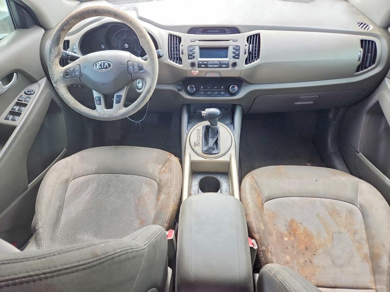 2015 Kia Sportage Lx White vin: KNDPB3AC5F7691075