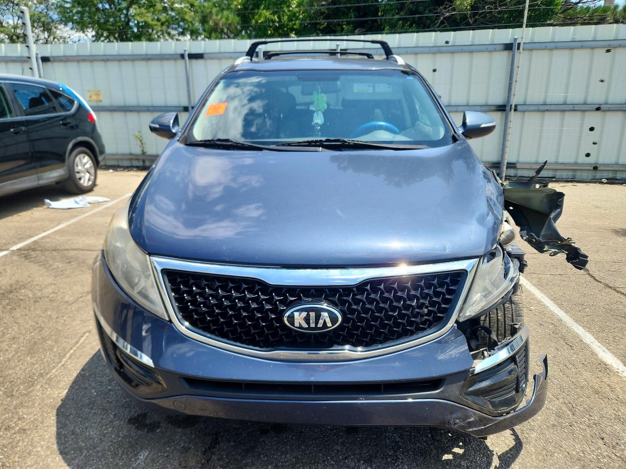 2015 Kia Sportage Lx Blue vin: KNDPB3AC5F7719831
